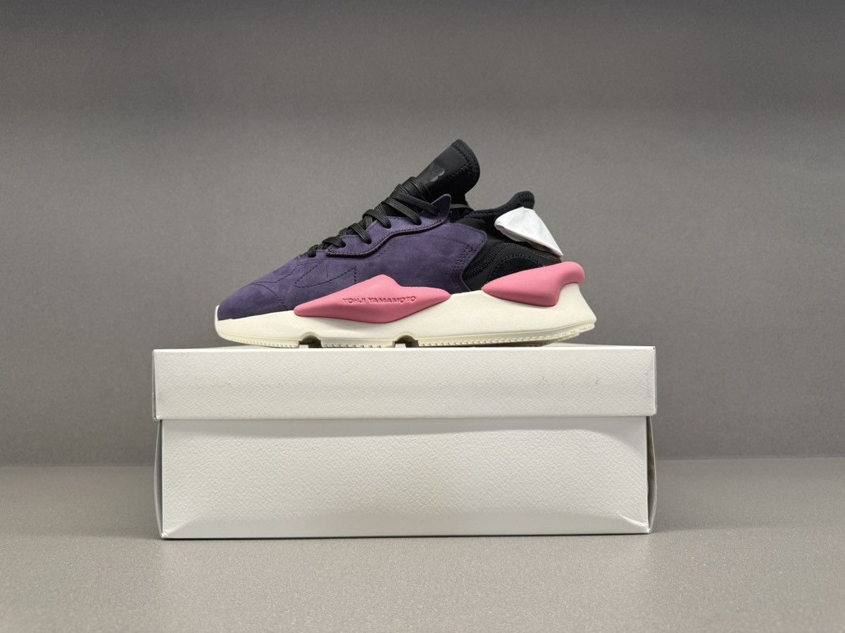 Y-3 Adidas Y-3 Kaiwa Noble Purple Black Off White Size US 7.5 / EU 40-41 - 2 Thumbnail