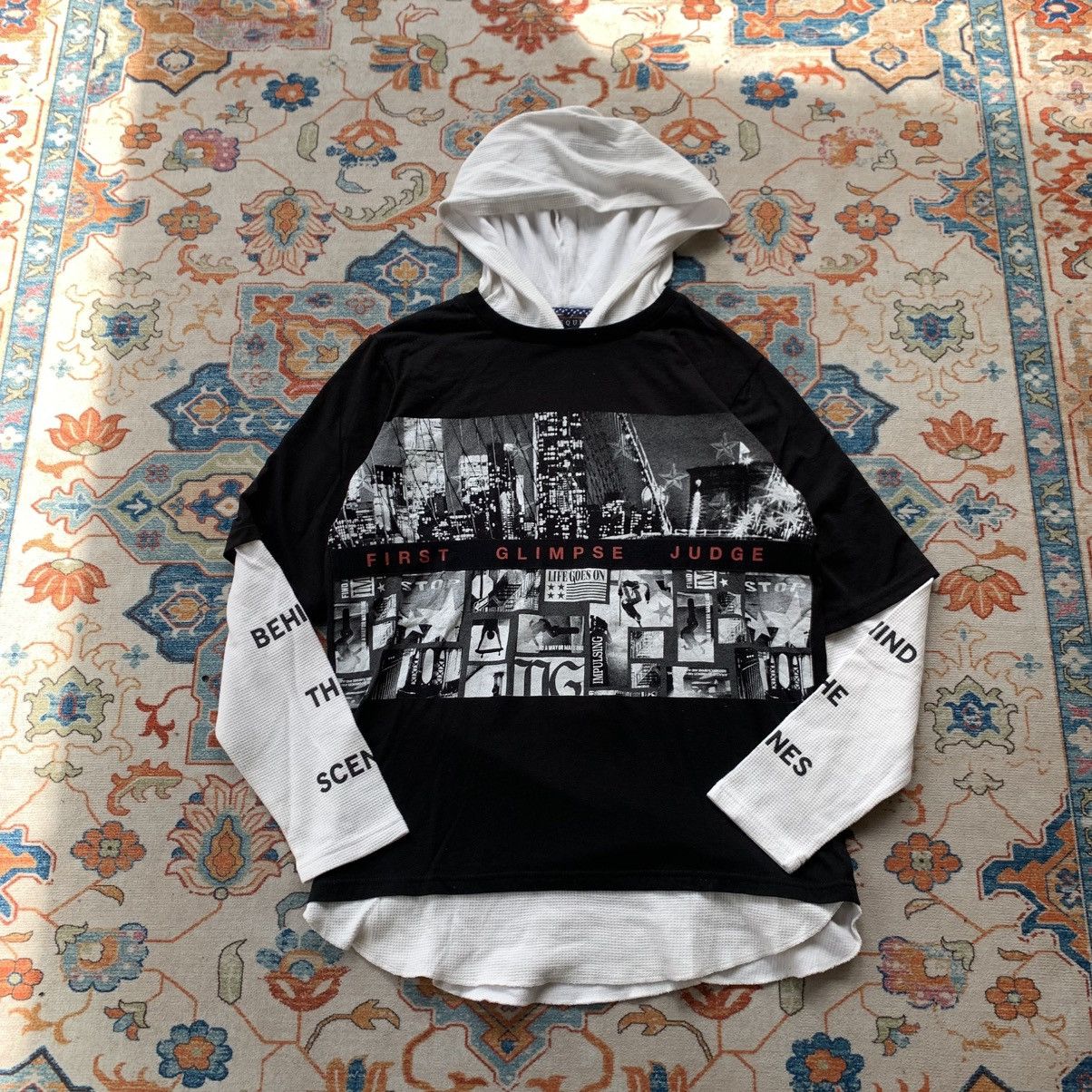 Hysteric Glamour Y2k japanese layered waffel hoded Size US L / EU 52-54 / 3 - 3 Thumbnail