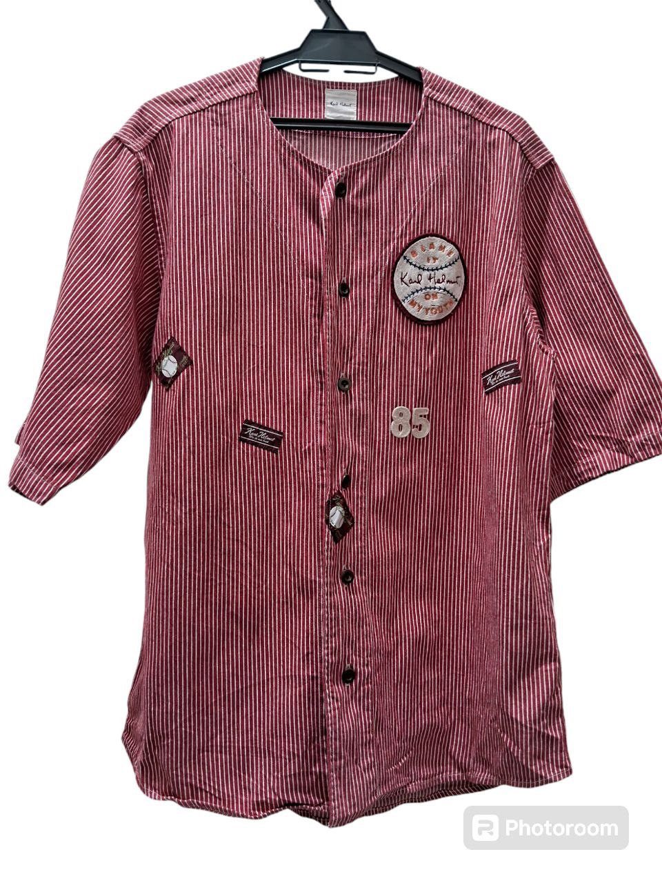 Karl Helmut Karl helmut baseball shirt oversize style Size US M / EU 48-50 / 2 - 2 Thumbnail