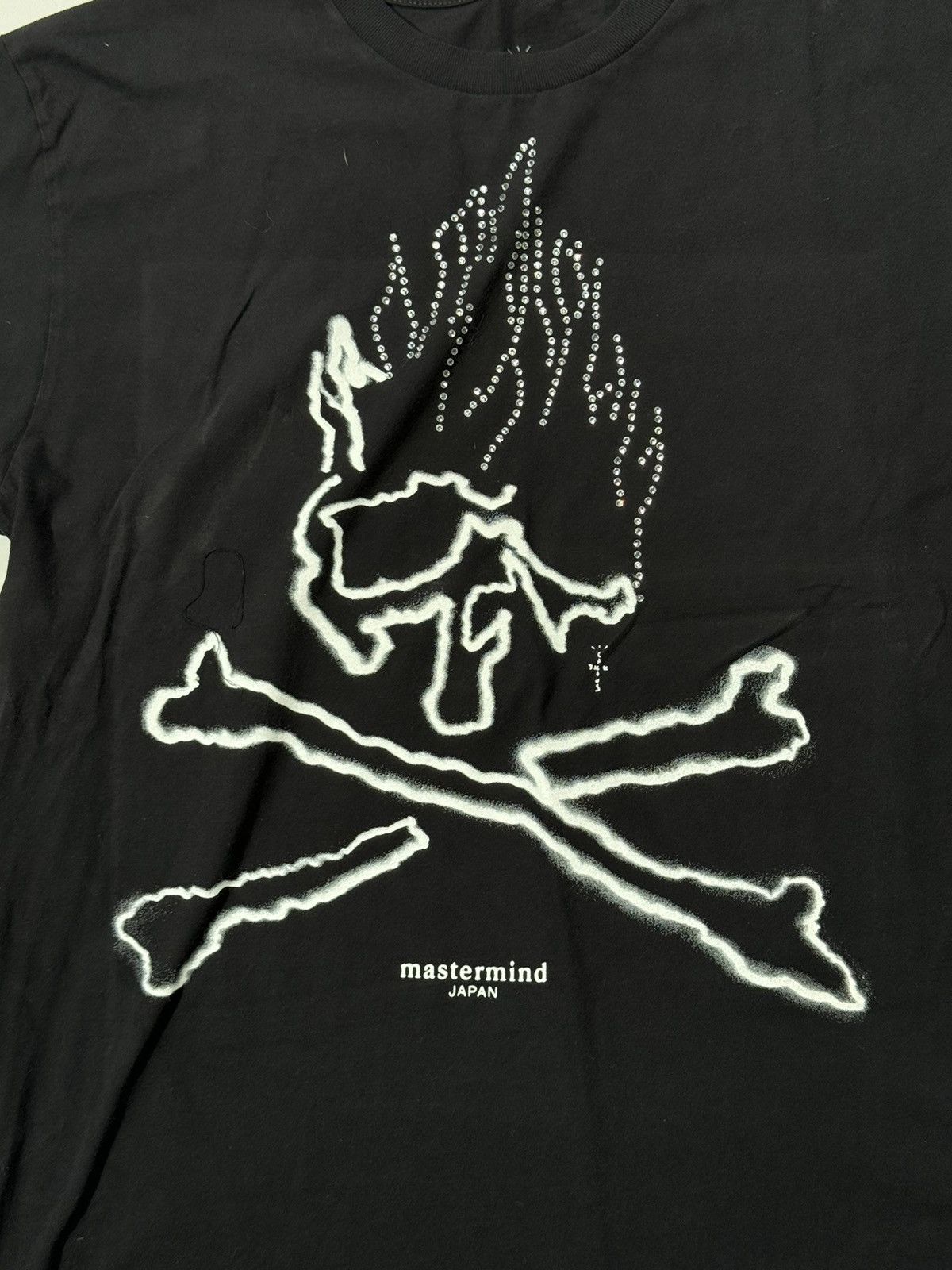 Mastermind Japan × Travis Scott Cactus Jack X Mastermind Japan Flaming Skull T-shirt Sz XL Size US XL / EU 56 / 4 - 2 Thumbnail