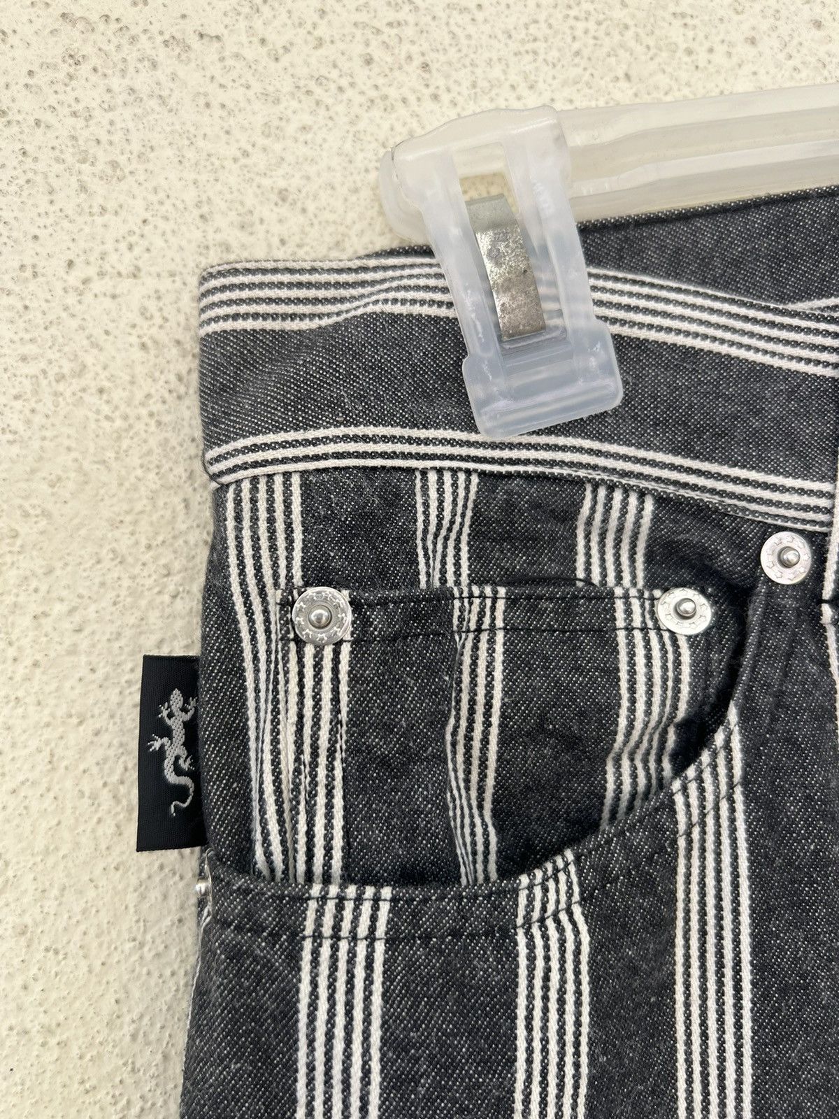agnes b. Vintage Agnes B. Homme Vertical Border Striped Pant Size US 29 - 8 Thumbnail