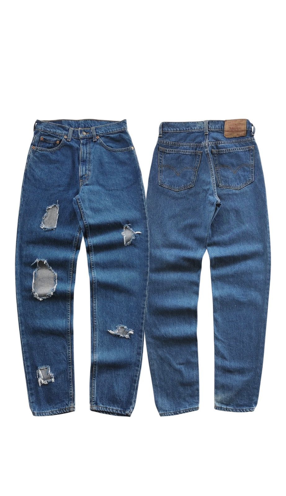 Levi's Vintage Levis Lot 620 Blue Jeans Size 27" / US 4 / IT 40 - 1 Thumbnail