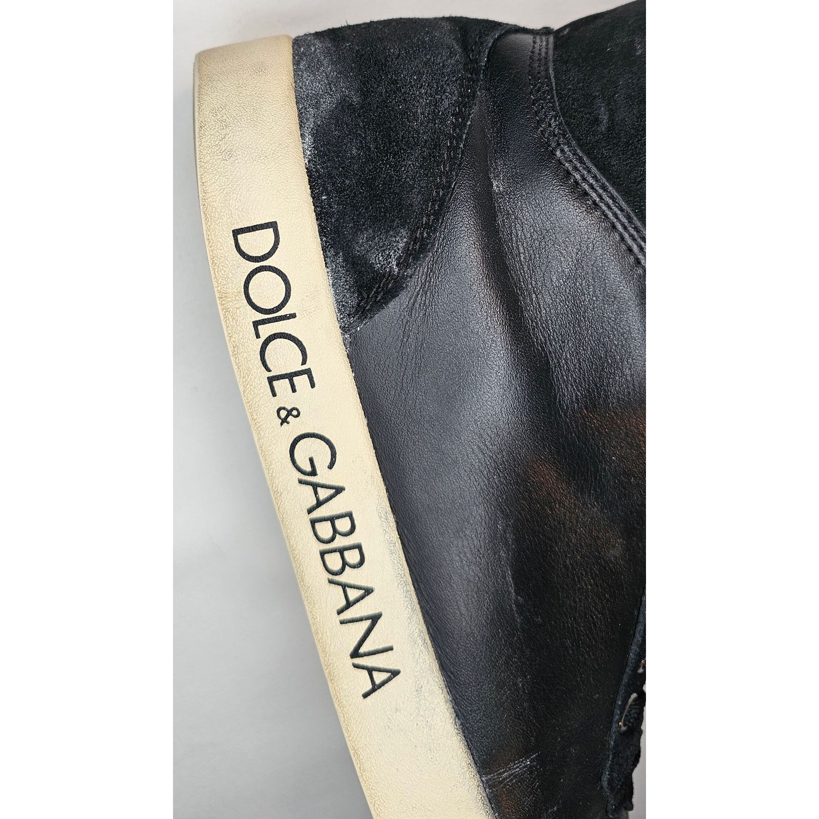 Dolce & Gabbana Dolce & Gabbana Men's High-top Sneakers Size US 6 / EU 39 - 14 Thumbnail