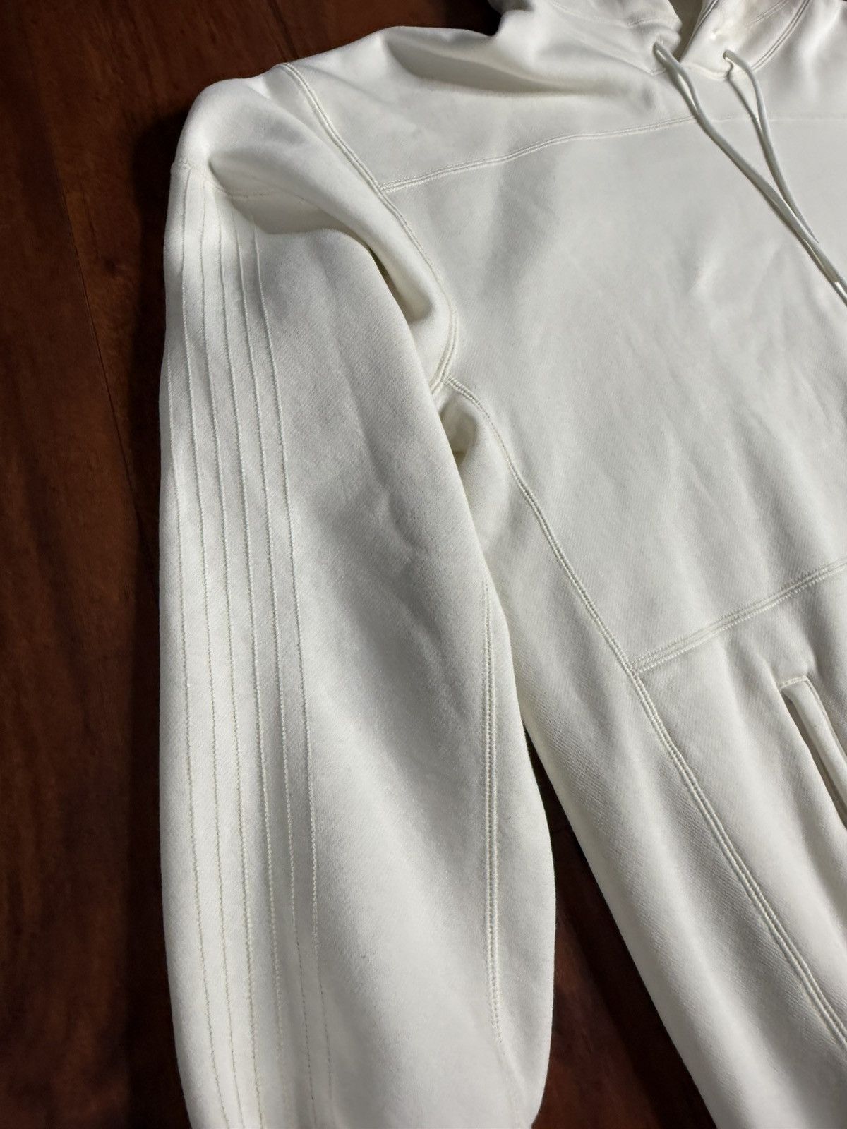 Adidas White Adidas Pullover Hoodie Size US XL / EU 56 / 4 - 5 Thumbnail