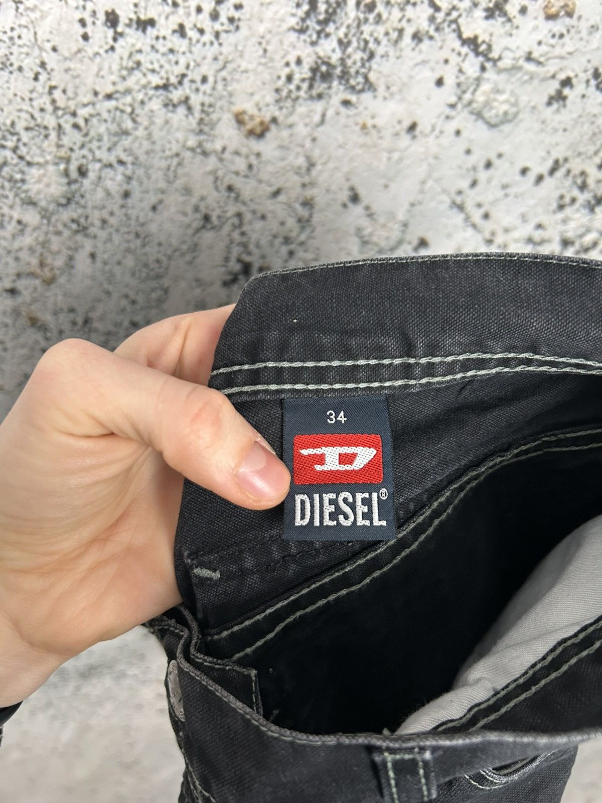 Diesel × Vintage Vintage Diesel Carpenter Workwear Skateboarding Pants 90s Size US 34 / EU 50 - 8 Thumbnail