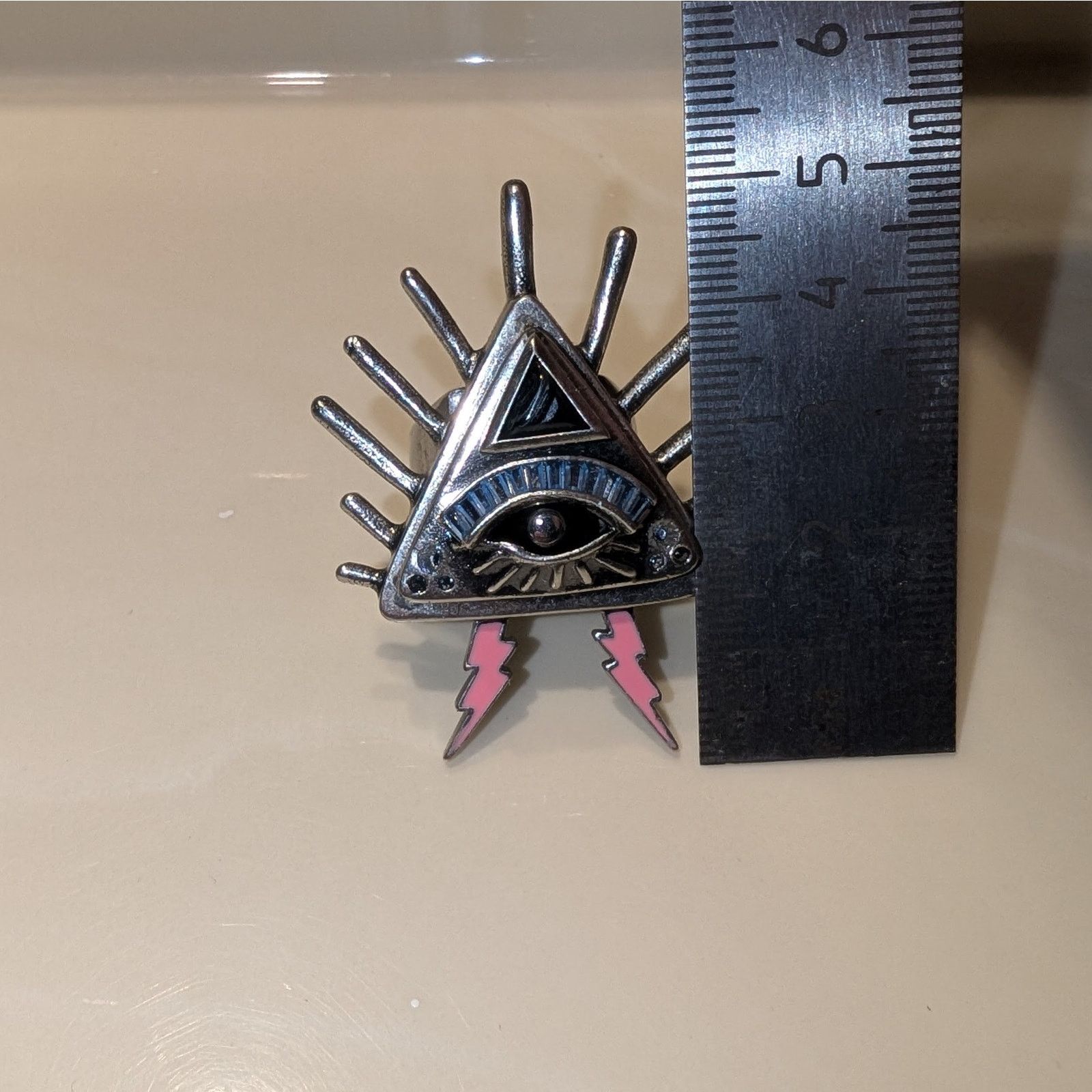 Coach COACH - Rare Pyramid Eye Ring 7.5 Size ONE SIZE - 9 Thumbnail