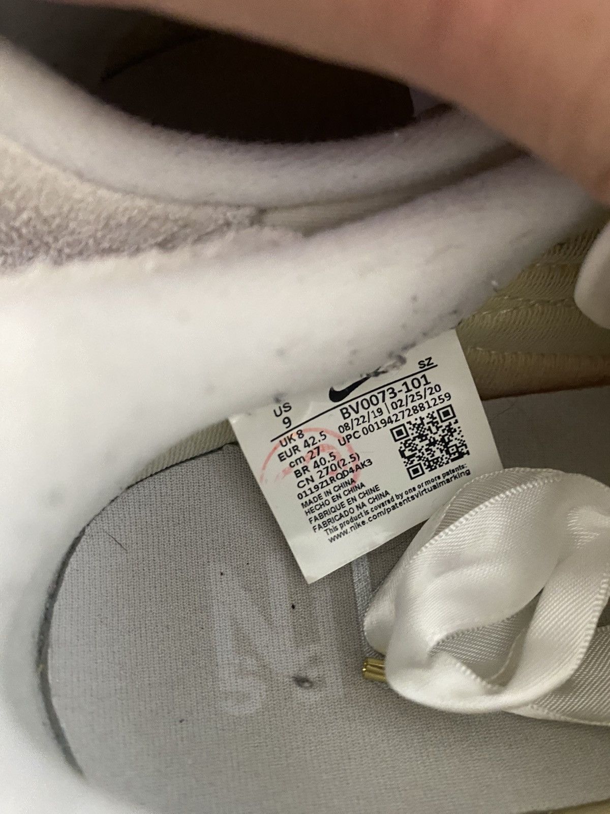Nike × Sacai Sacai Nike LD Waffle white Nylon Size US 9 / EU 42 - 4 Thumbnail