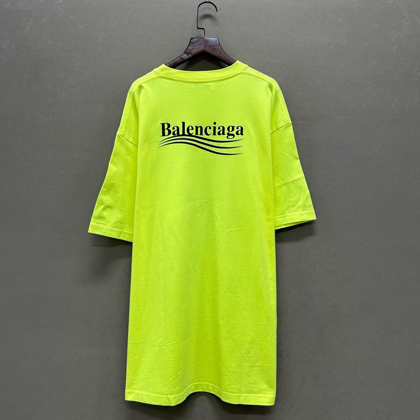 Balenciaga Balenciaga Wave Letter Print Short Sleeve M 99 New Size US M / EU 48-50 / 2 - 2 Thumbnail