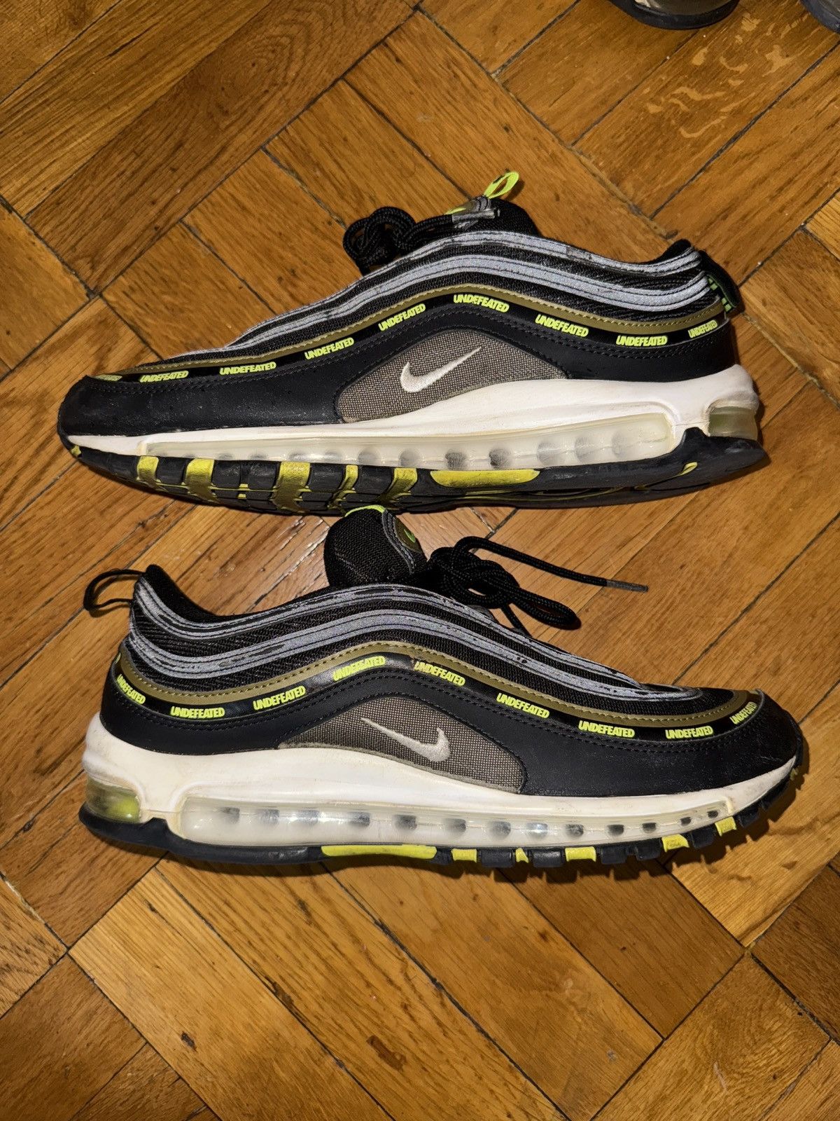 Nike × Undefeated Black Undefeated Nike Air Max 97 Size US 11 / EU 44 - 1 Thumbnail