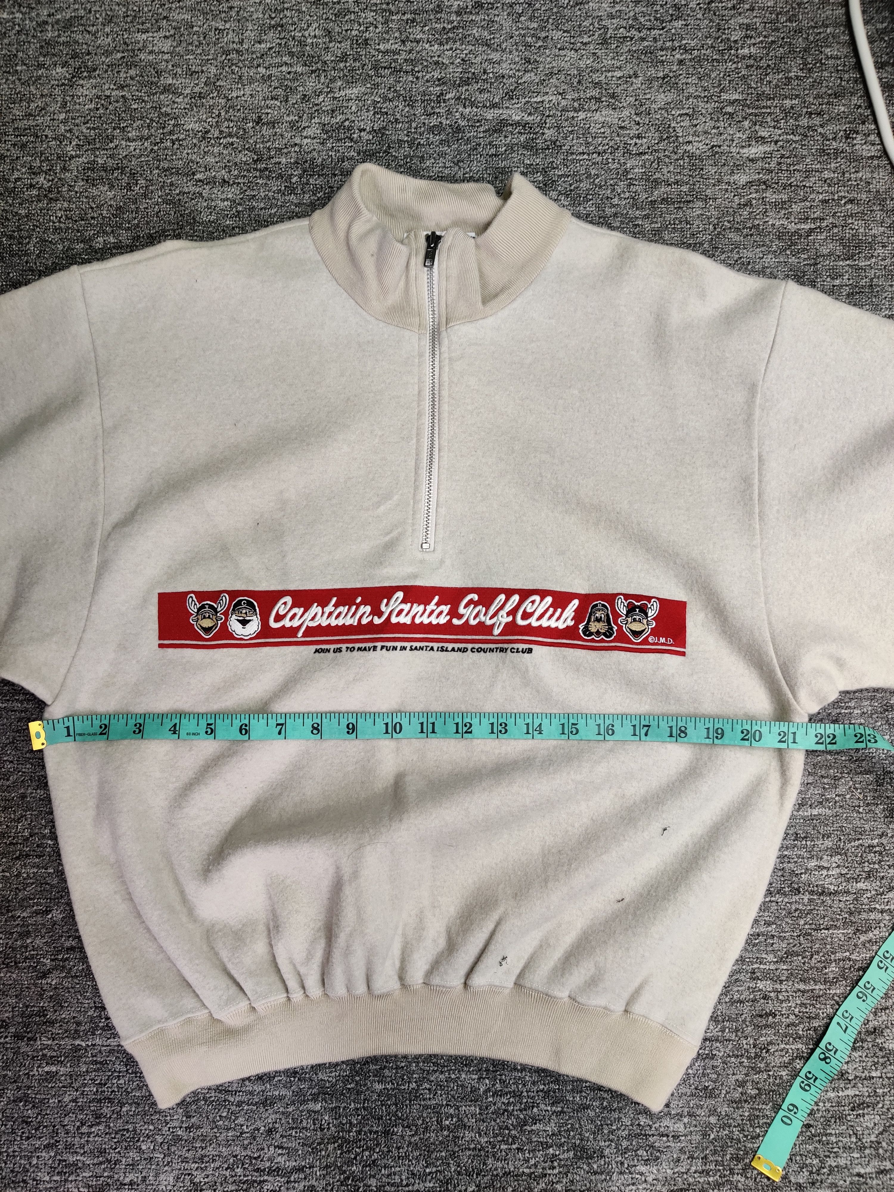 Captain Santors Vintage Captain Santa Golf Club Half Zip Sweatshirt Size US M / EU 48-50 / 2 - 15 Thumbnail