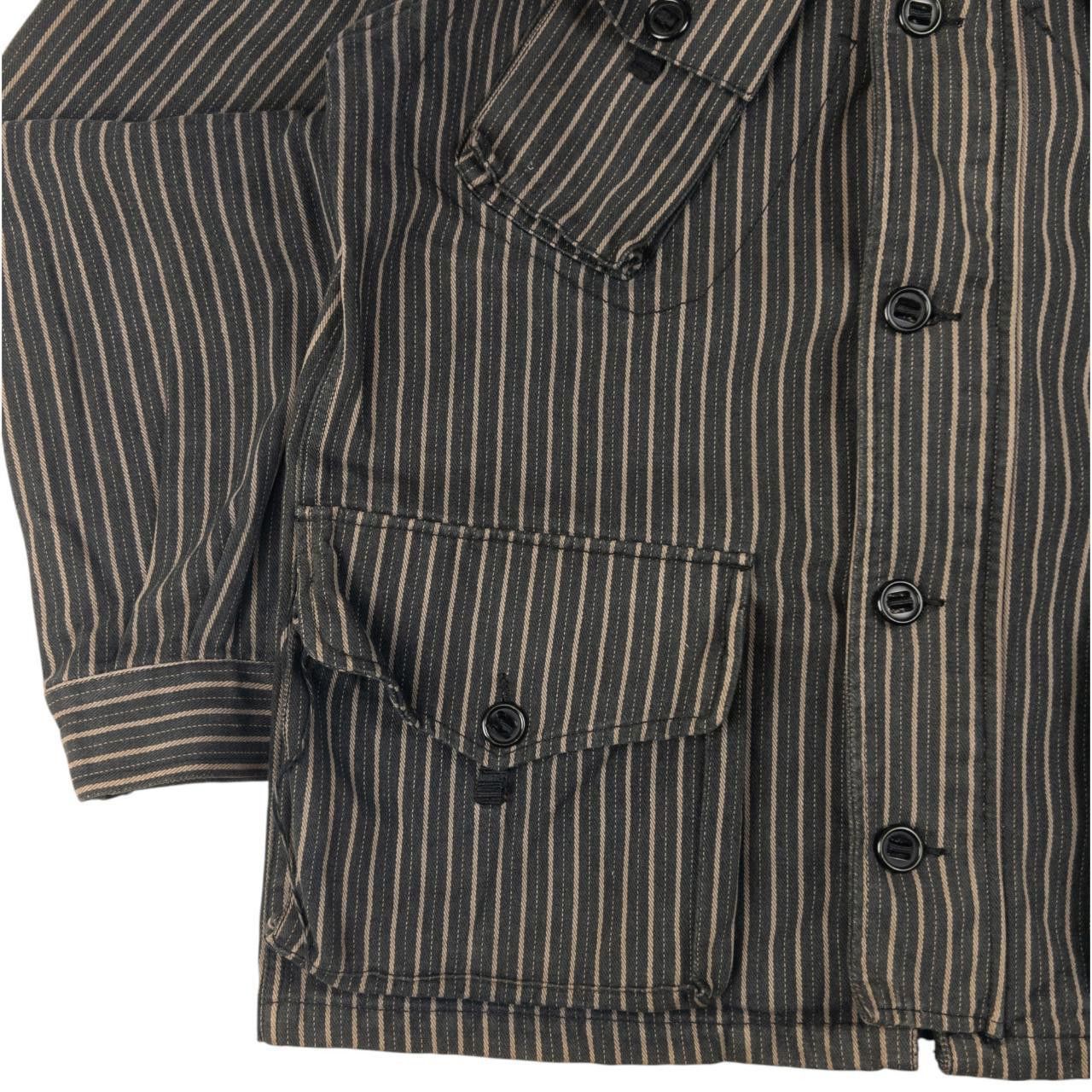 Designer Vintage PPFM Striped Multi Pocket Jacket Size M Size US M / EU 48-50 / 2 - 6 Thumbnail