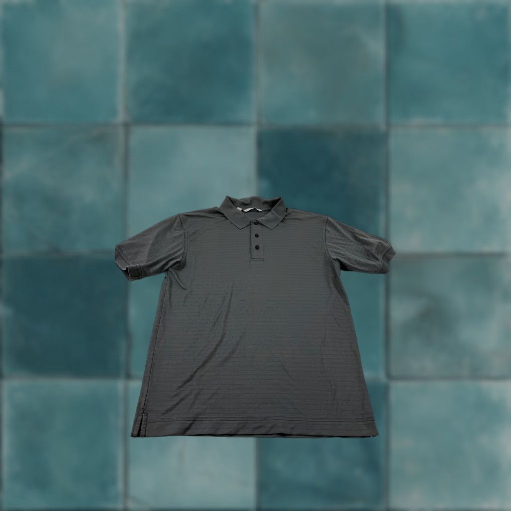 Cutter & Buck Cutter & Buck Polo Shirt Mens L Gray Striped Golf Performance Short Sleeve Shirt Mens Large Gray Striped Polo Size US L / EU 52-54 / 3 - 1 Thumbnail