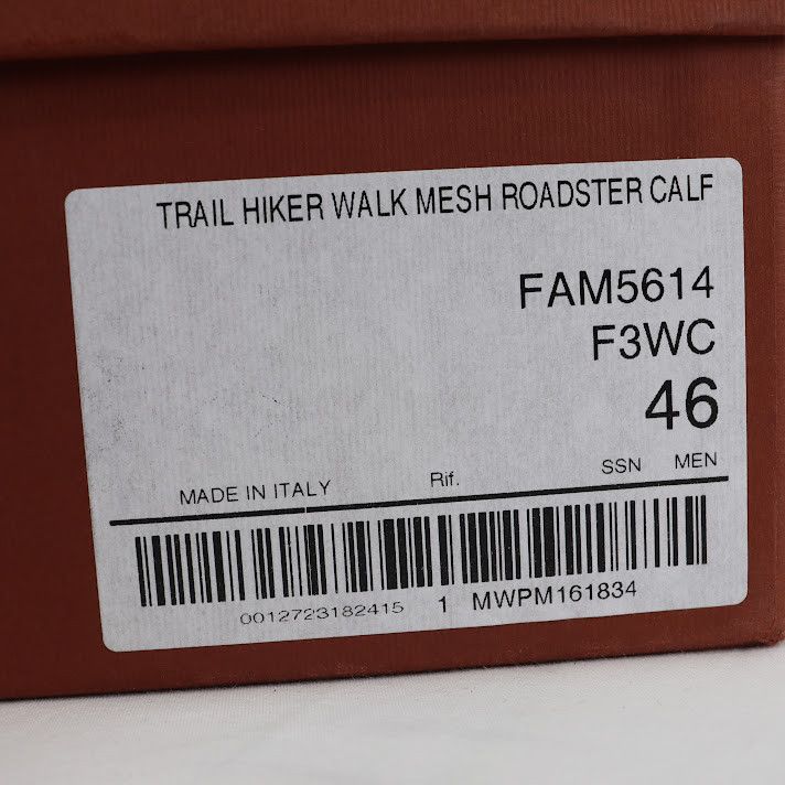 Loro Piana Trail Hiker Walk Mesh Roadster Calf Sneaker in White/Black Size US 13 / EU 46 - 10 Thumbnail