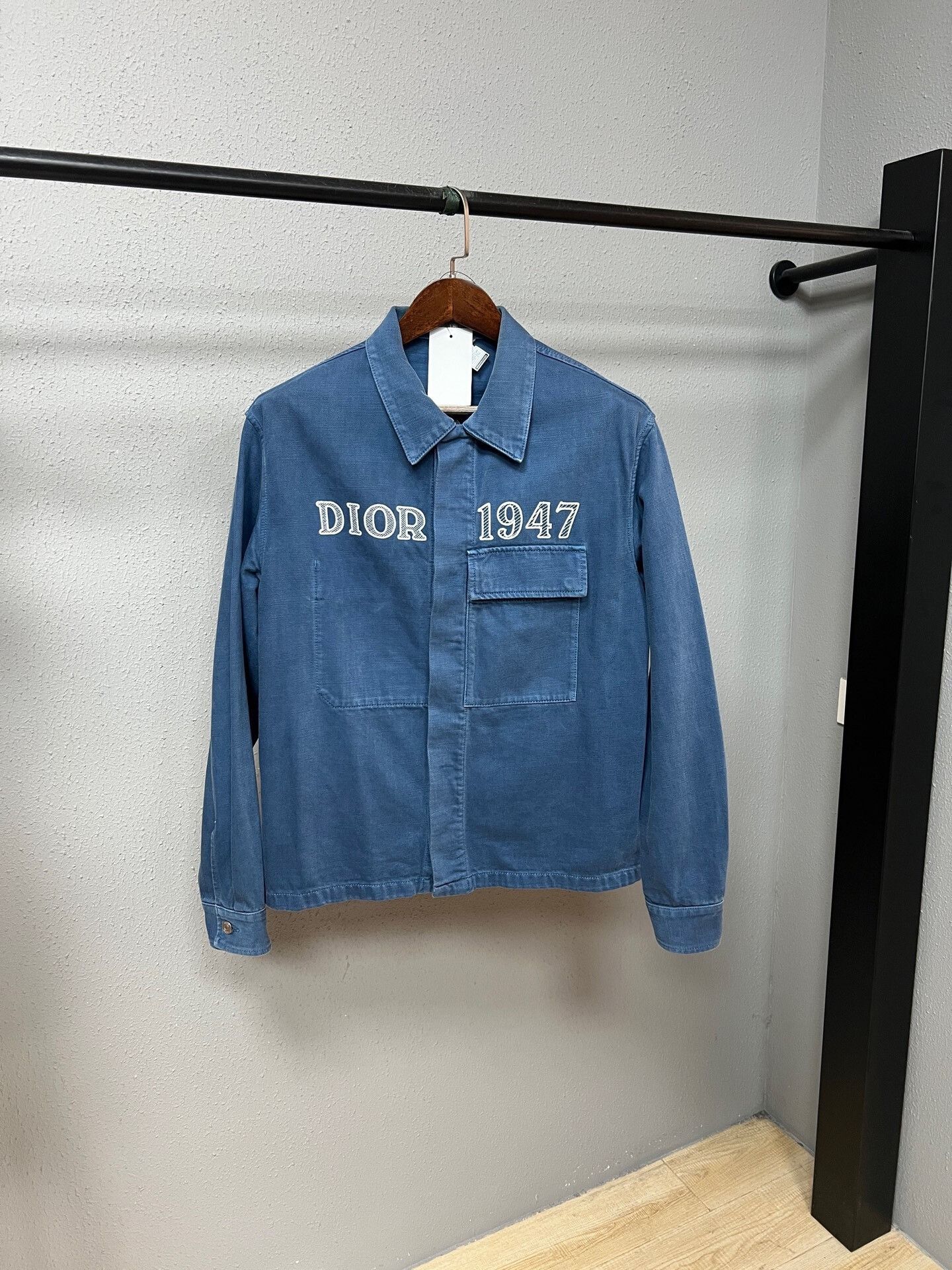 Dior Dior 1947 Work Jacket in Blue Color Size US M / EU 48-50 / 2 - 1 Thumbnail
