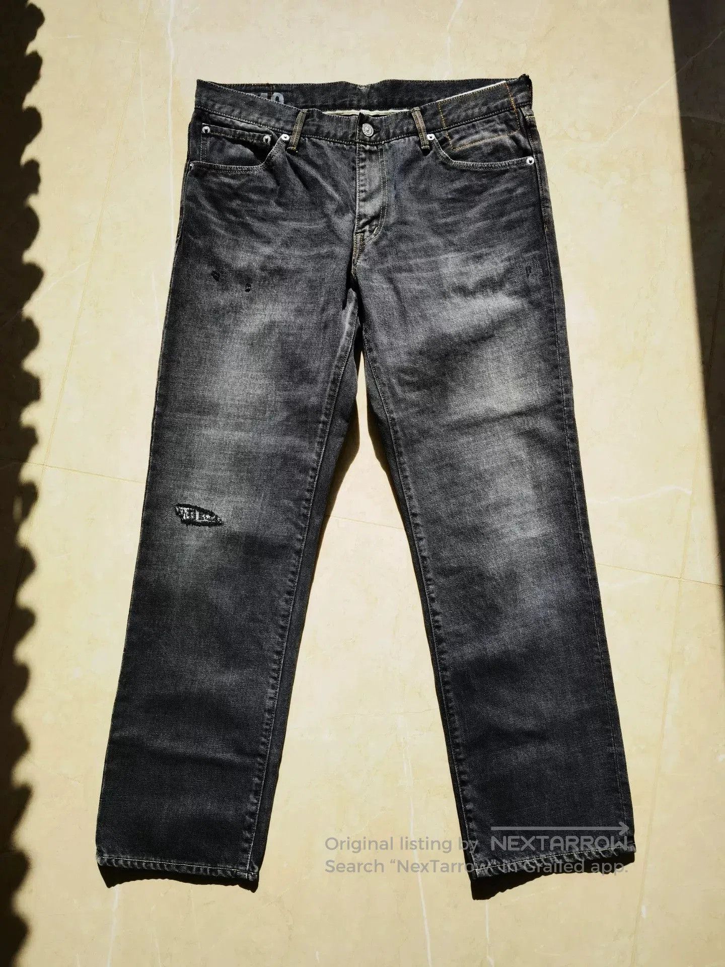 Visvim Visvim 04D10 Black Washed Jeans. Size US 36 / EU 52 - 1 Thumbnail