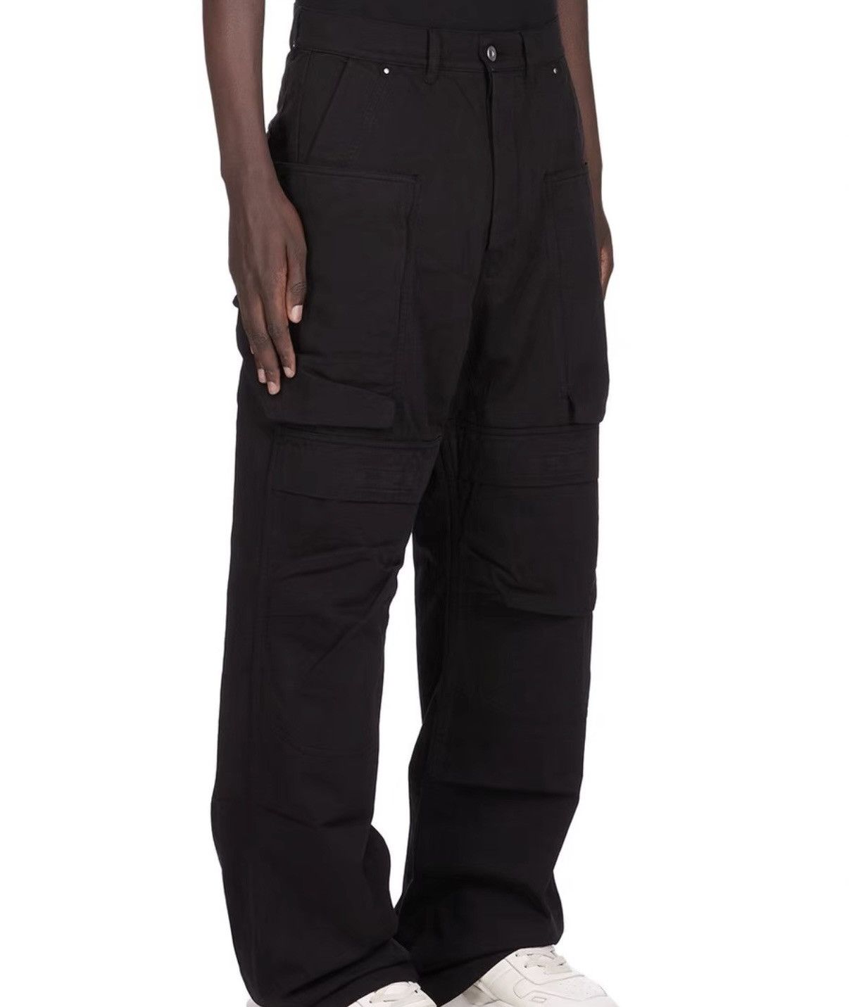 Rick Owens Rick Owens Drkshdw Stefan Cargo Trouser New Black Size US 31 - 5 Thumbnail