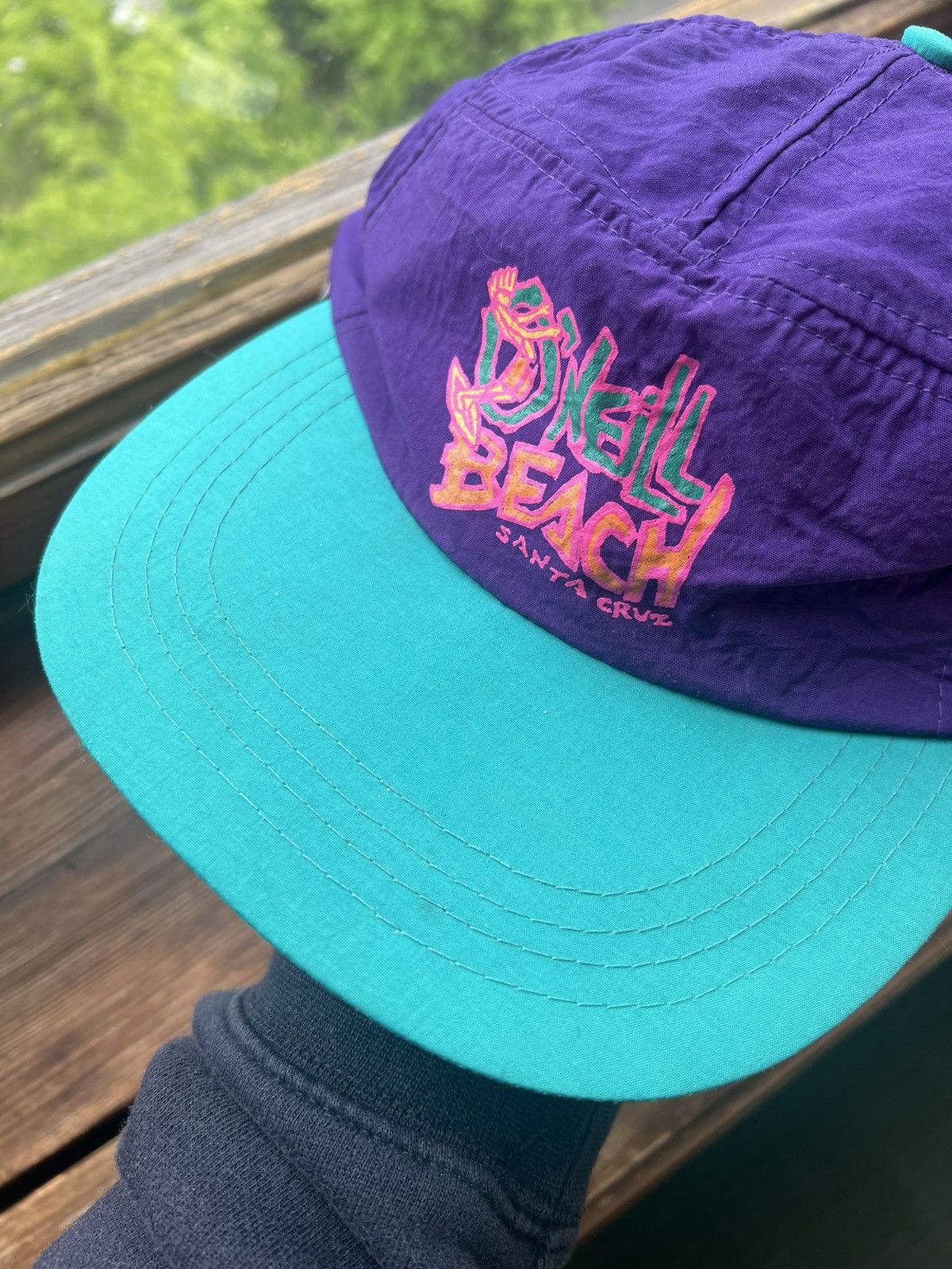 Japanese Brand Vintage Y2K ONEILL Santa Cruz Hat Big Logo Streetwear Cap Size ONE SIZE - 13 Thumbnail