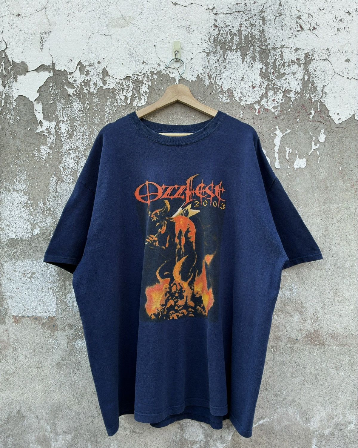 Band Tees Vintage 2003 Distressed Ozzfest Ozzy Osbourne Tee Size US XXL / EU 58 / 5 - 2 Thumbnail