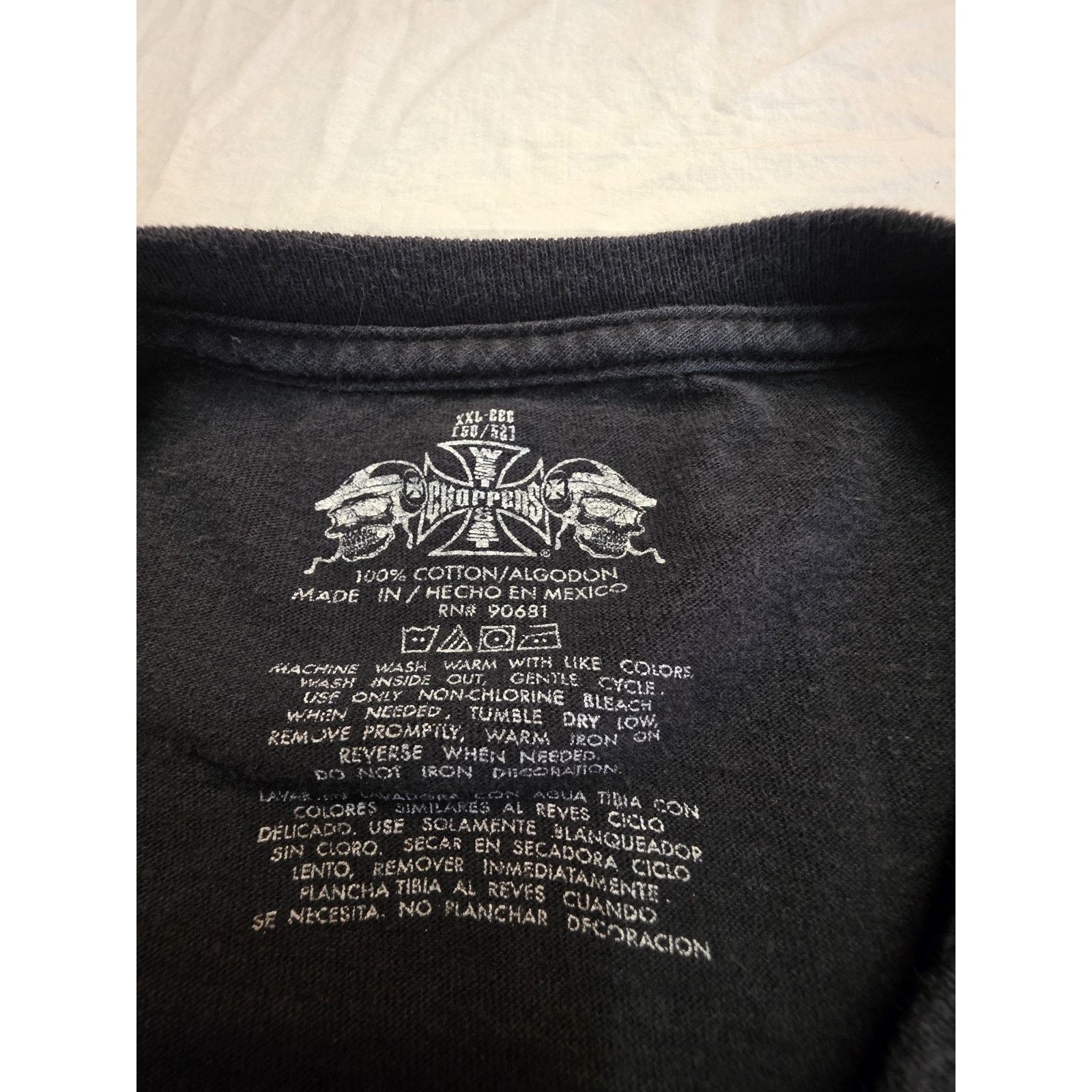 47 Brand West Coast Choppers Men's Size 2XL Short Sleeve Black Size US XXL / EU 58 / 5 - 3 Thumbnail
