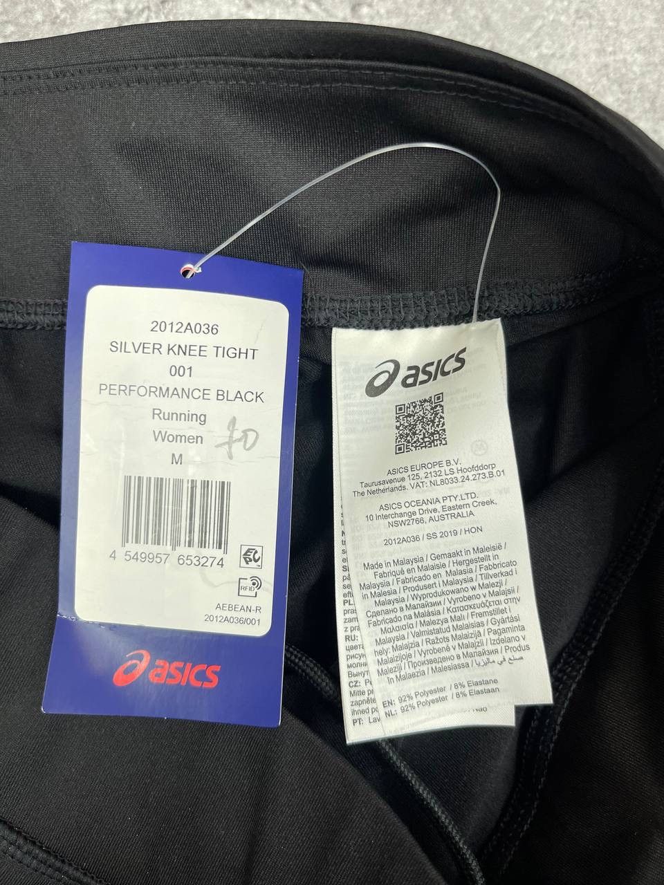 Asics ASICS NWT Women Training Capri Leggings Black Sports Pants Size 26" / US 2 / IT 38 - 3 Thumbnail