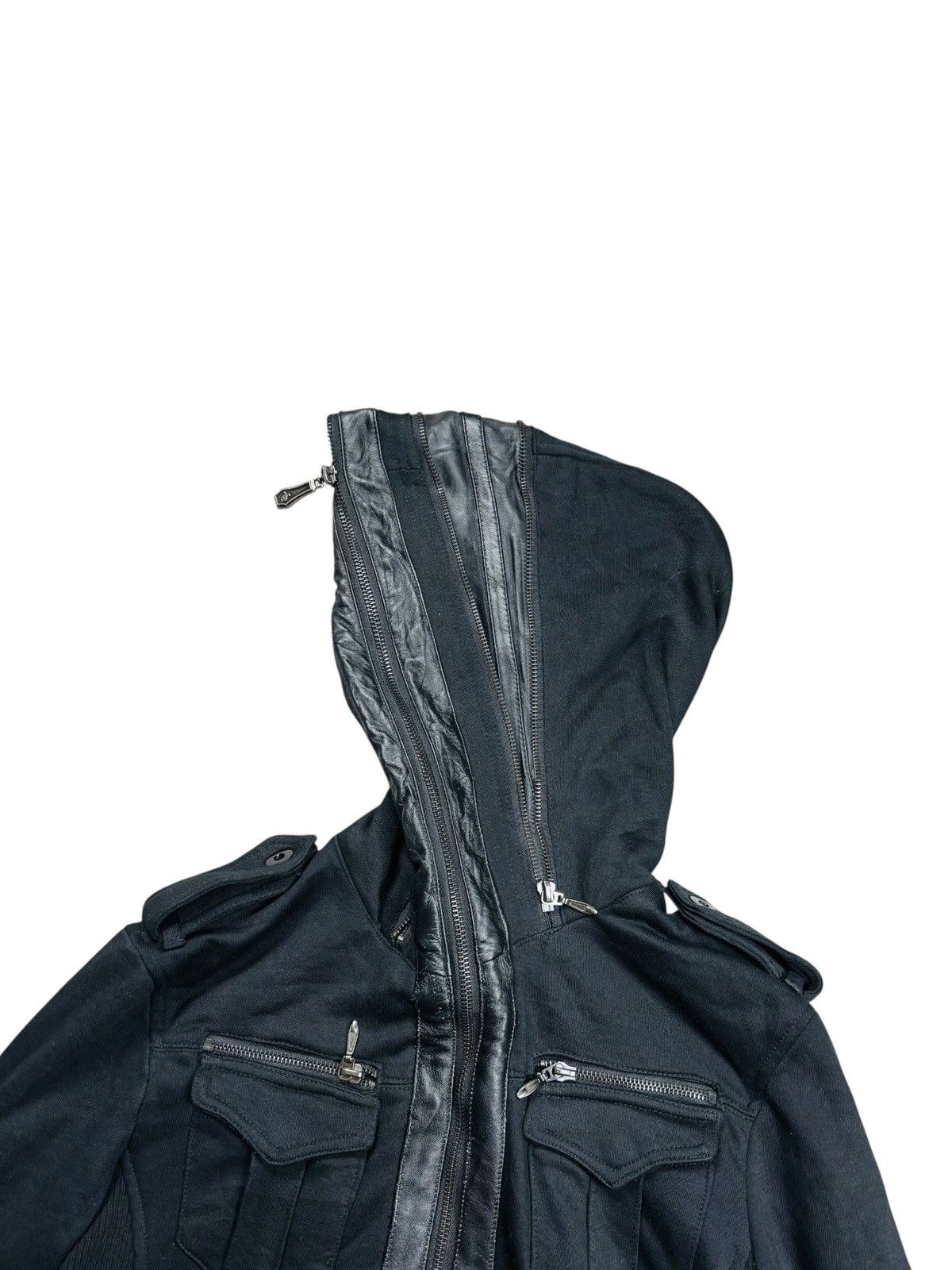 JACKROSE 2000s Luv Maison Jackrose - Vkei Style GIMP Zip Hoodie Size US M / EU 48-50 / 2 - 5 Thumbnail
