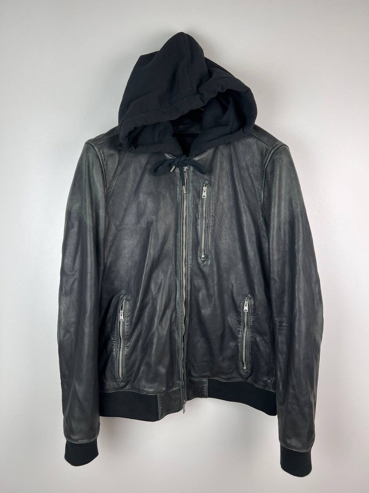 Allsaints Allsaints Abbot Bomber leather luxury size M Size US M / EU 48-50 / 2 - 2 Thumbnail