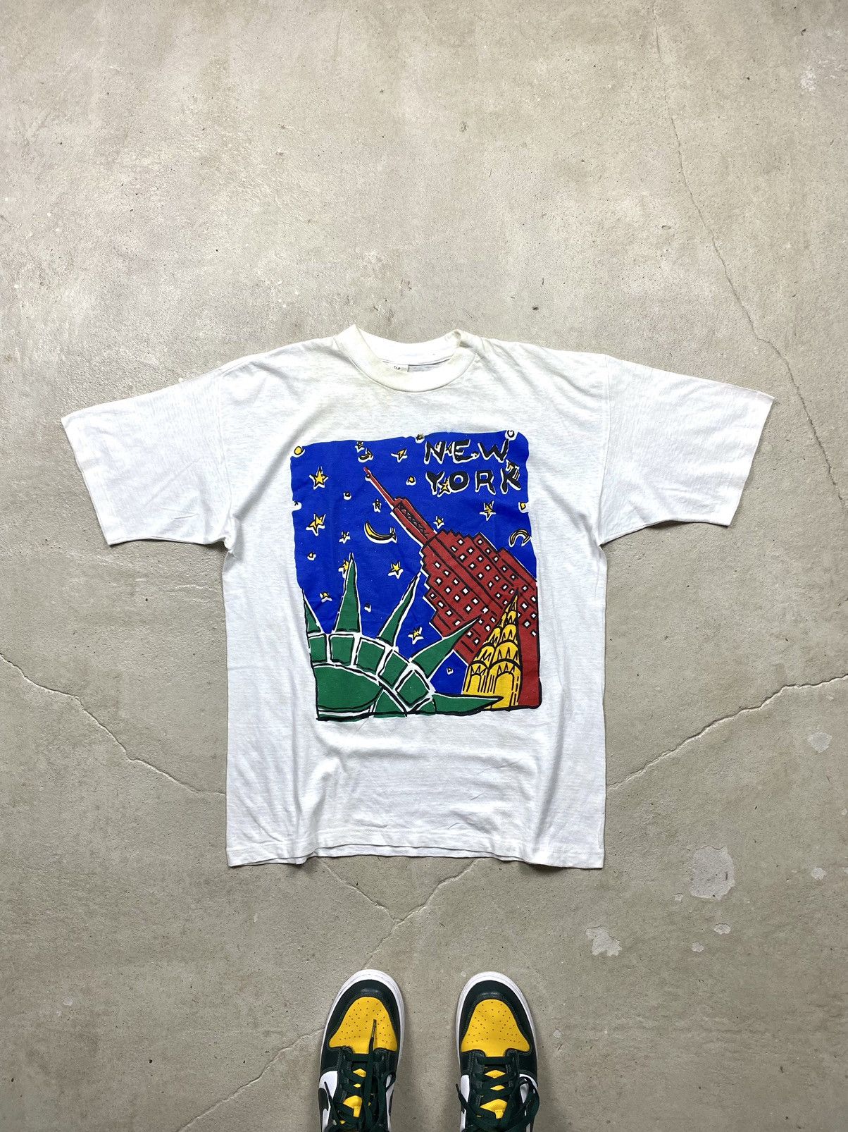 Band Tees Rare! Vintage 1990’s New York Art T Shirt Hype Size US M / EU 48-50 / 2 - 1 Thumbnail