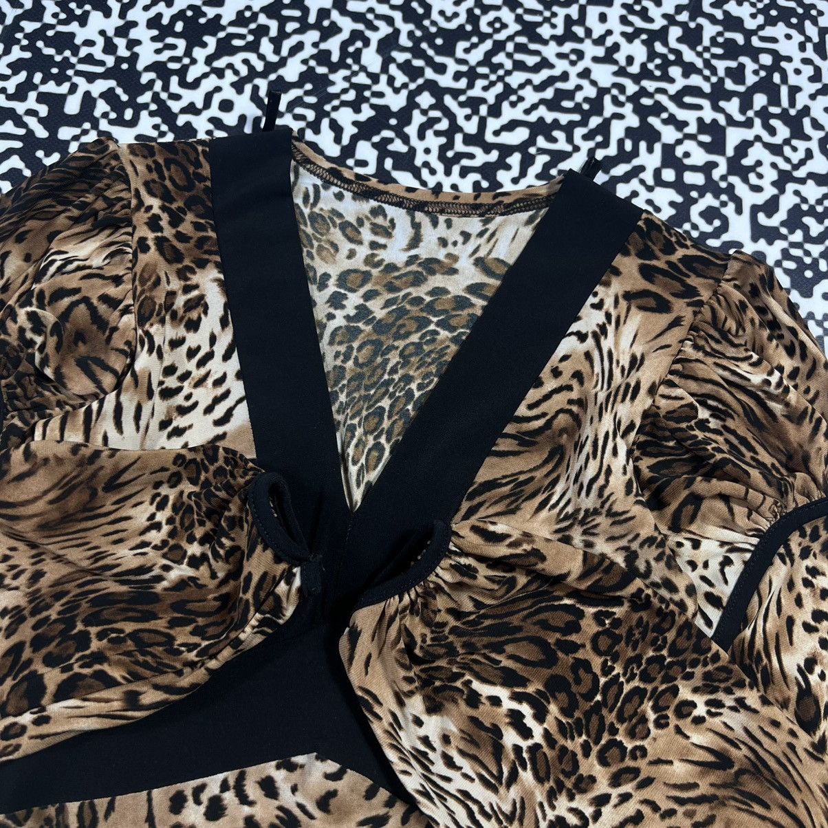 Japanese Brand Vintage Y2K Japanese Leopard Style Retro Luxury Longsleeve Size M / US 6-8 / IT 42-44 - 11 Thumbnail