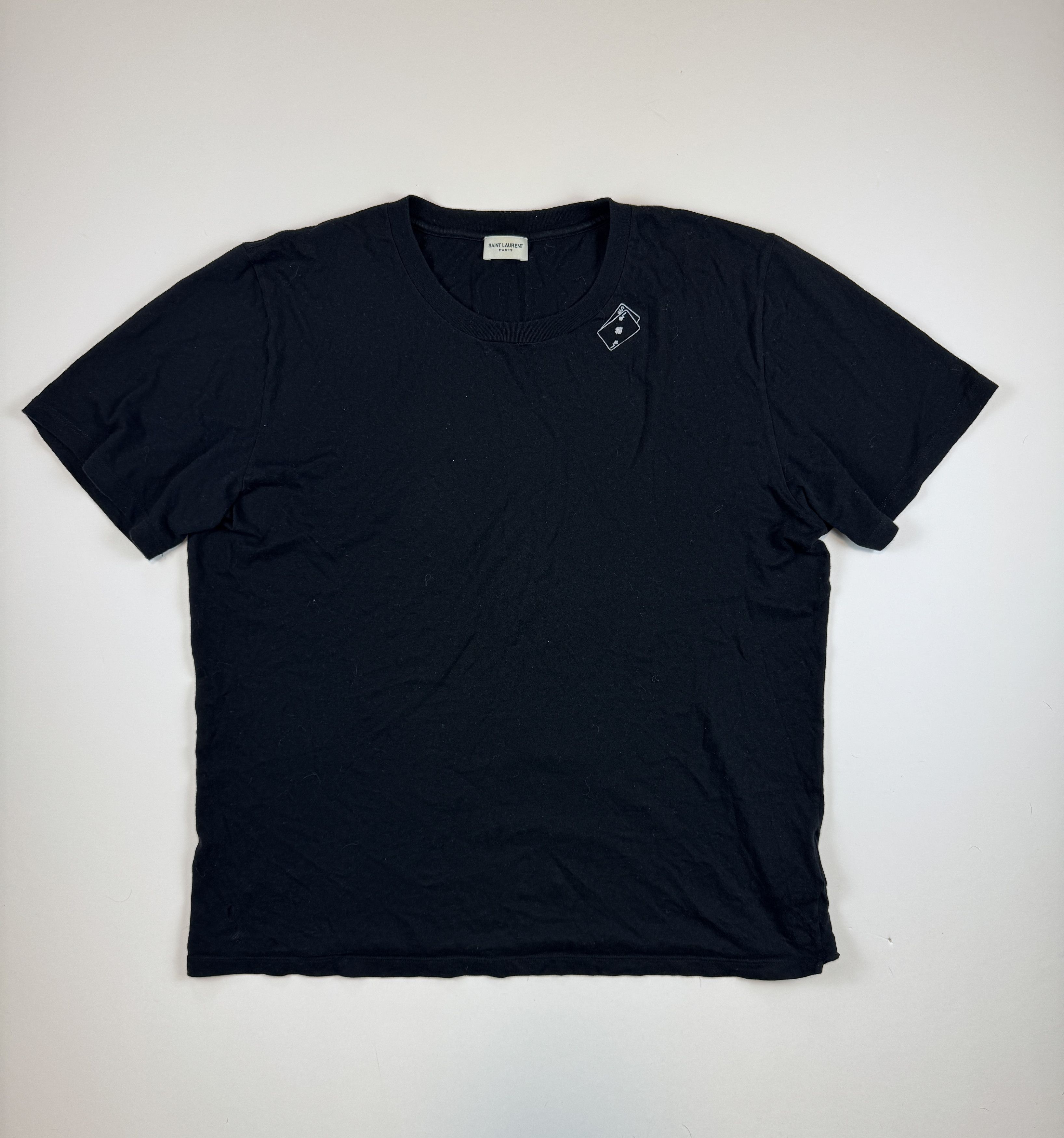 SAINT LAURENT PARIS｜SHORT-SLEEVED ROUND NECK T-SHIRTS ( Saint Laurent T-Shirt | Saint Laurent | YSL US