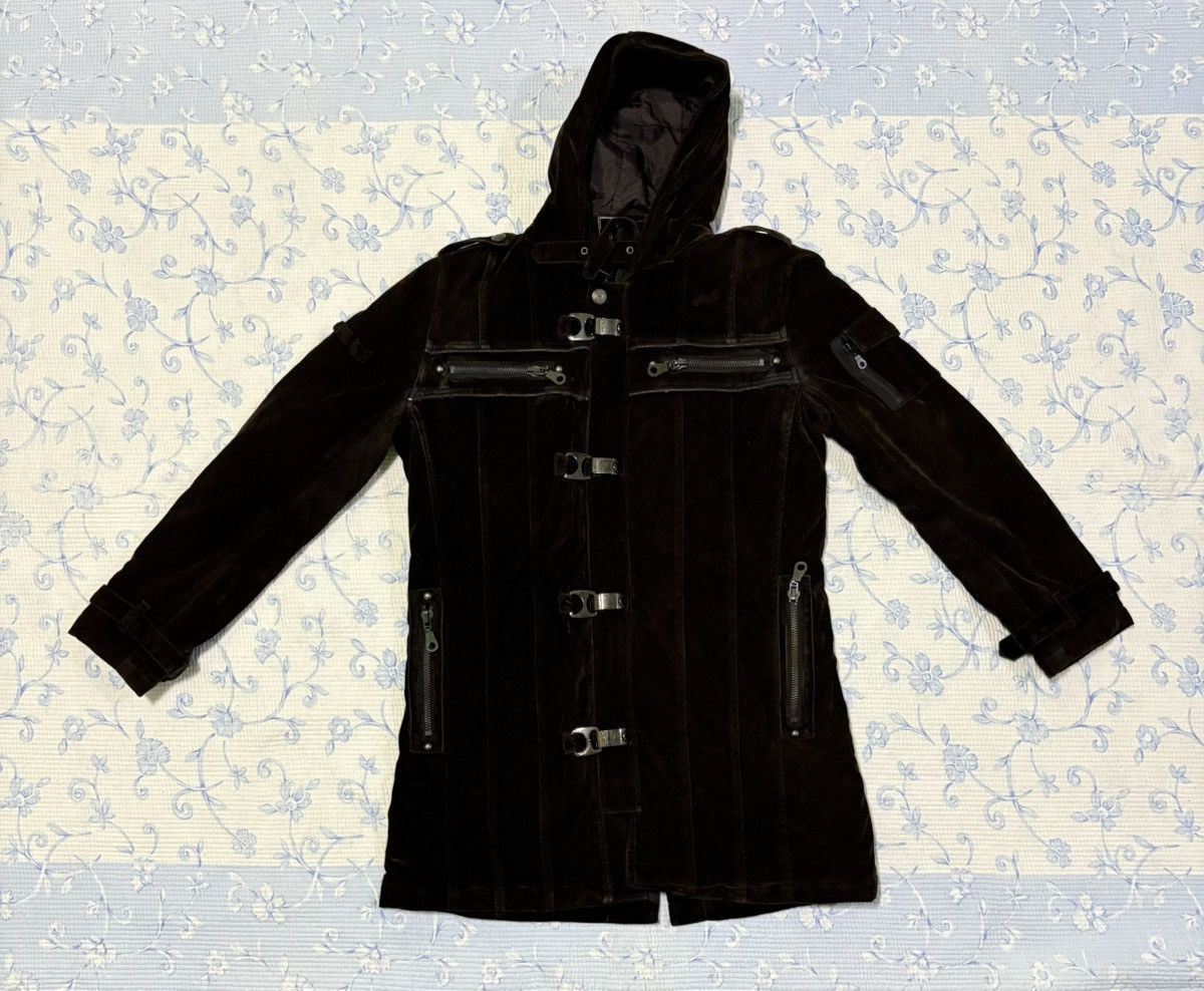 In The Attic In The Attic Velvet Parka Jacket Size US L / EU 52-54 / 3 - 1 Thumbnail