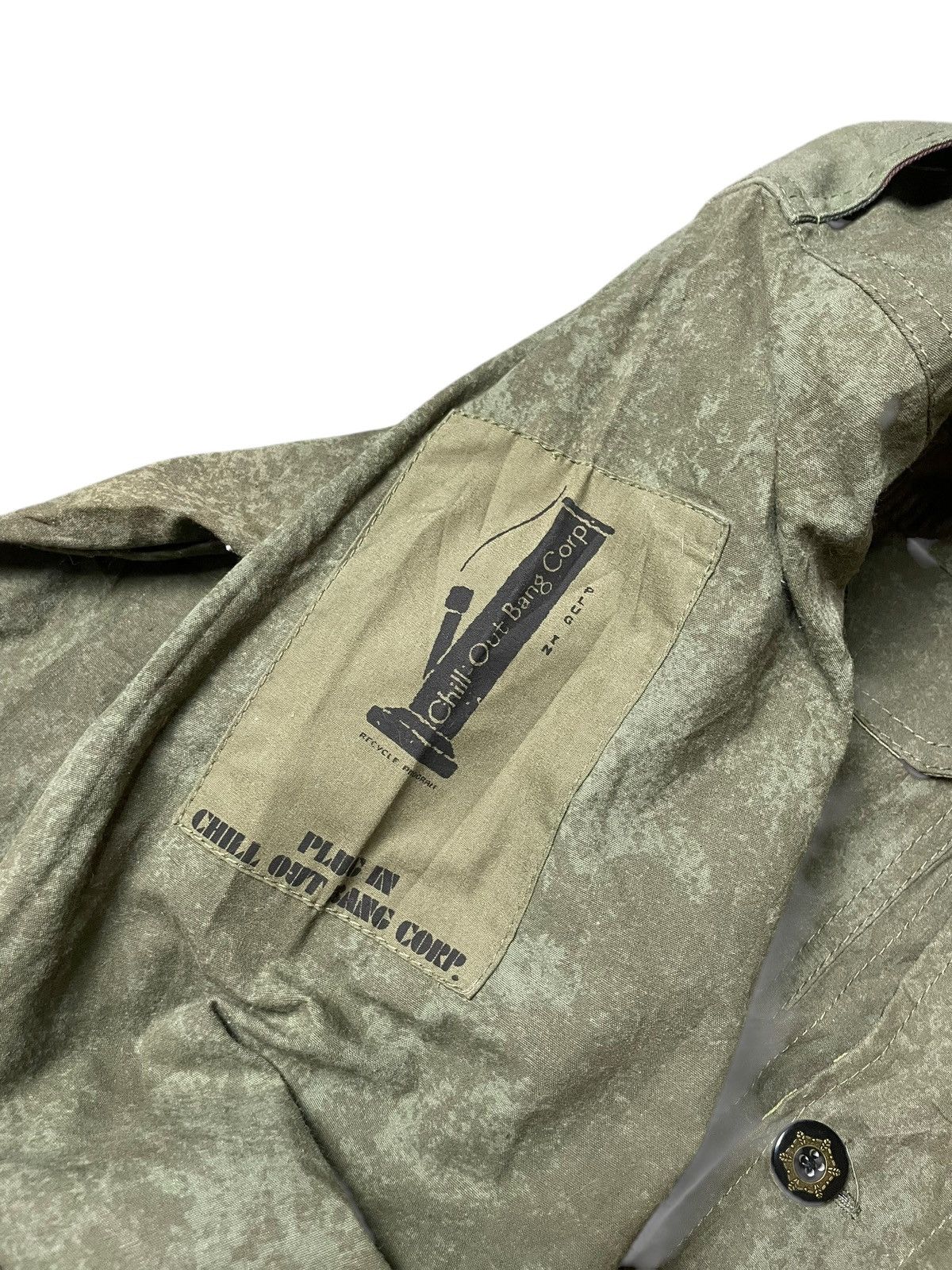 Japanese Brand × Vintage Vintage PLUG IN Army Military Jacket (105) Size US M / EU 48-50 / 2 - 9 Thumbnail