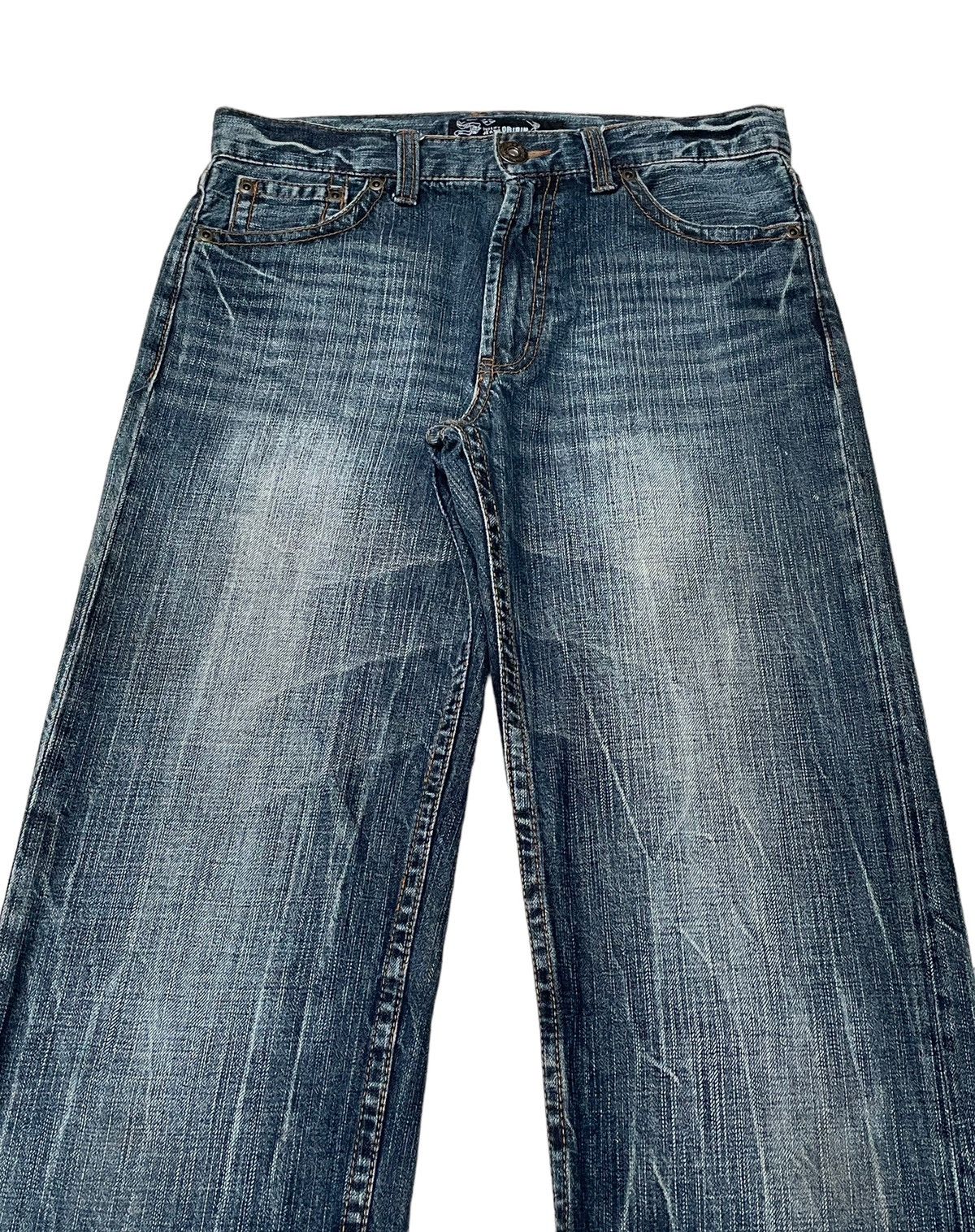 Japanese Brand × Vintage Vintage Japanese Brand Oririn Flared Jeans 2000s Size US 30 / EU 46 - 3 Thumbnail