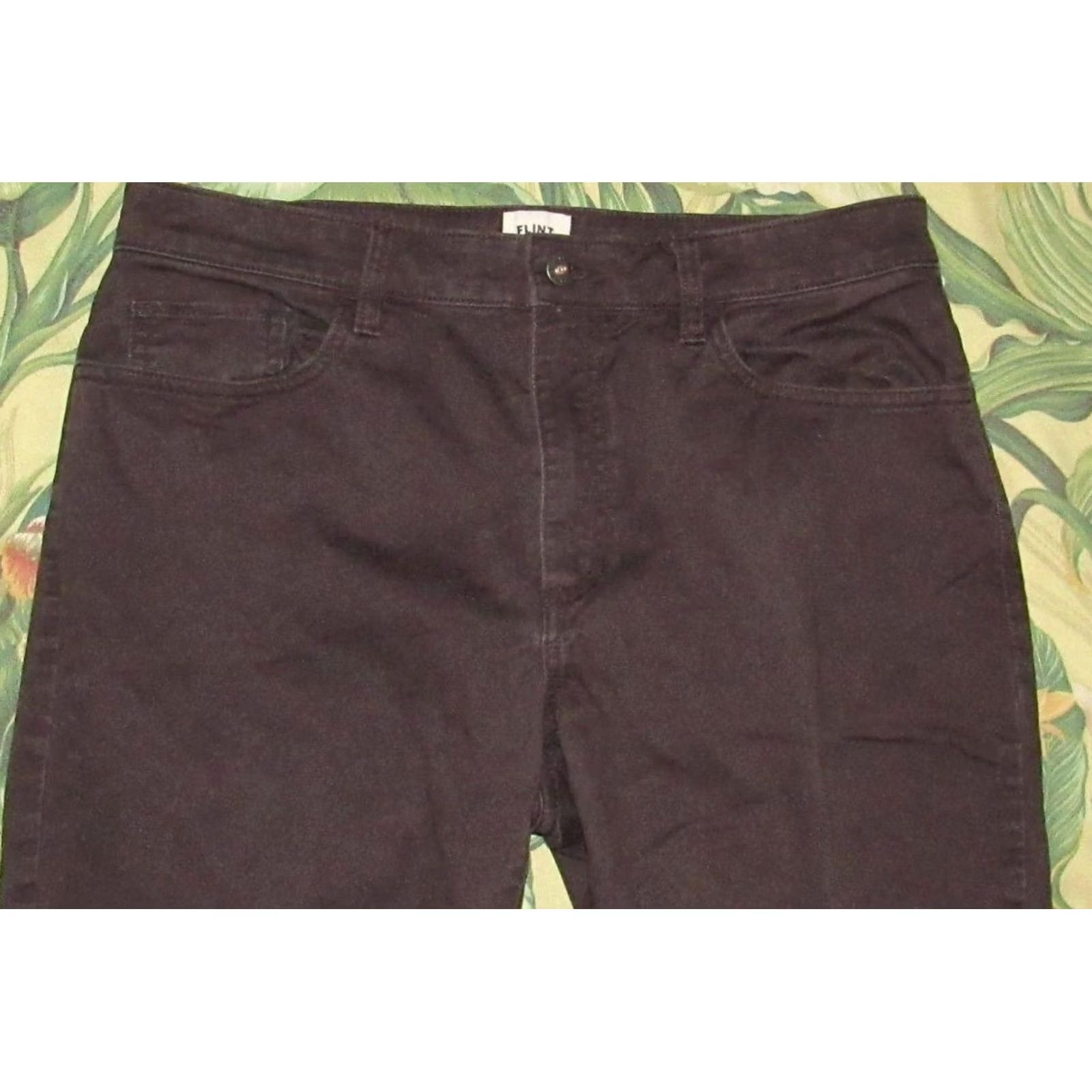 Vintage Flint & Tinder Brown Chino Pants Athletic Tapered Fit 33 x 34 Men Regular 33 Inseam Brown Chino Mens Size US 33 - 2 Thumbnail