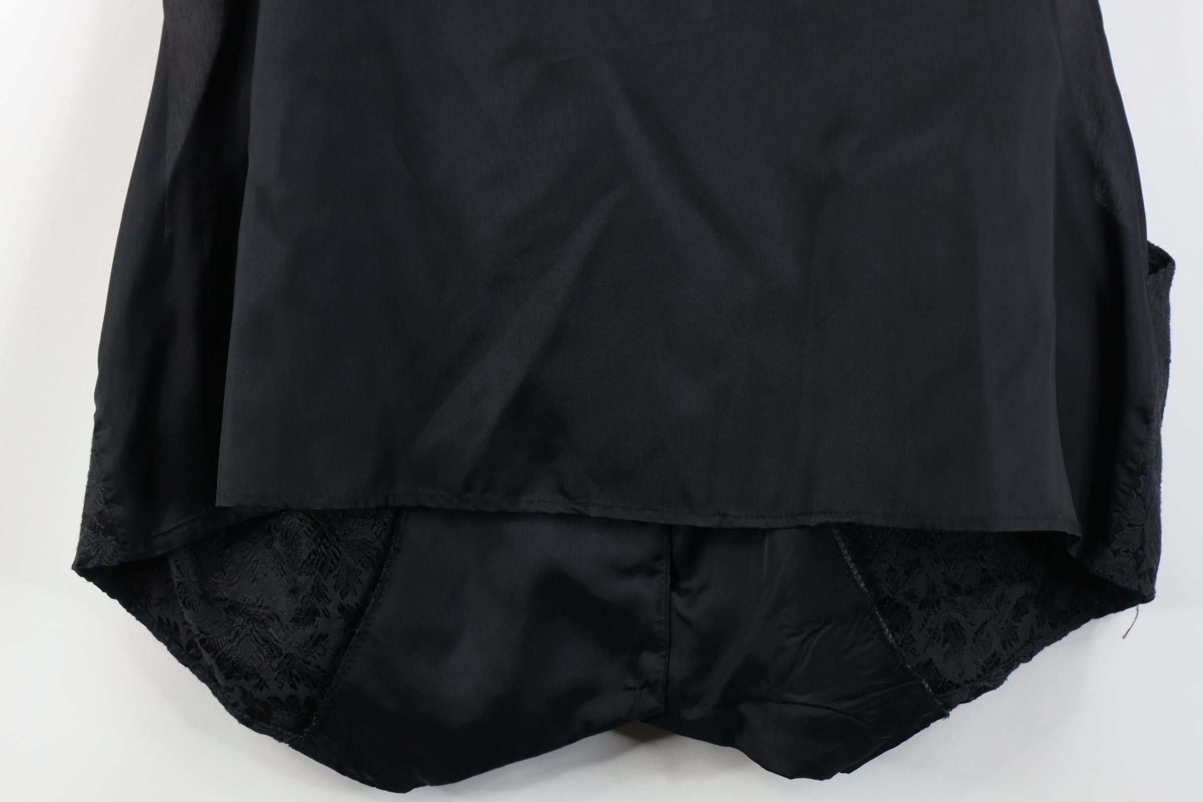 Vintage Vintage 90s Streetwear Flower Button Suit Vest Jacket Black Size 3XL / US 20-22 - 13 Thumbnail