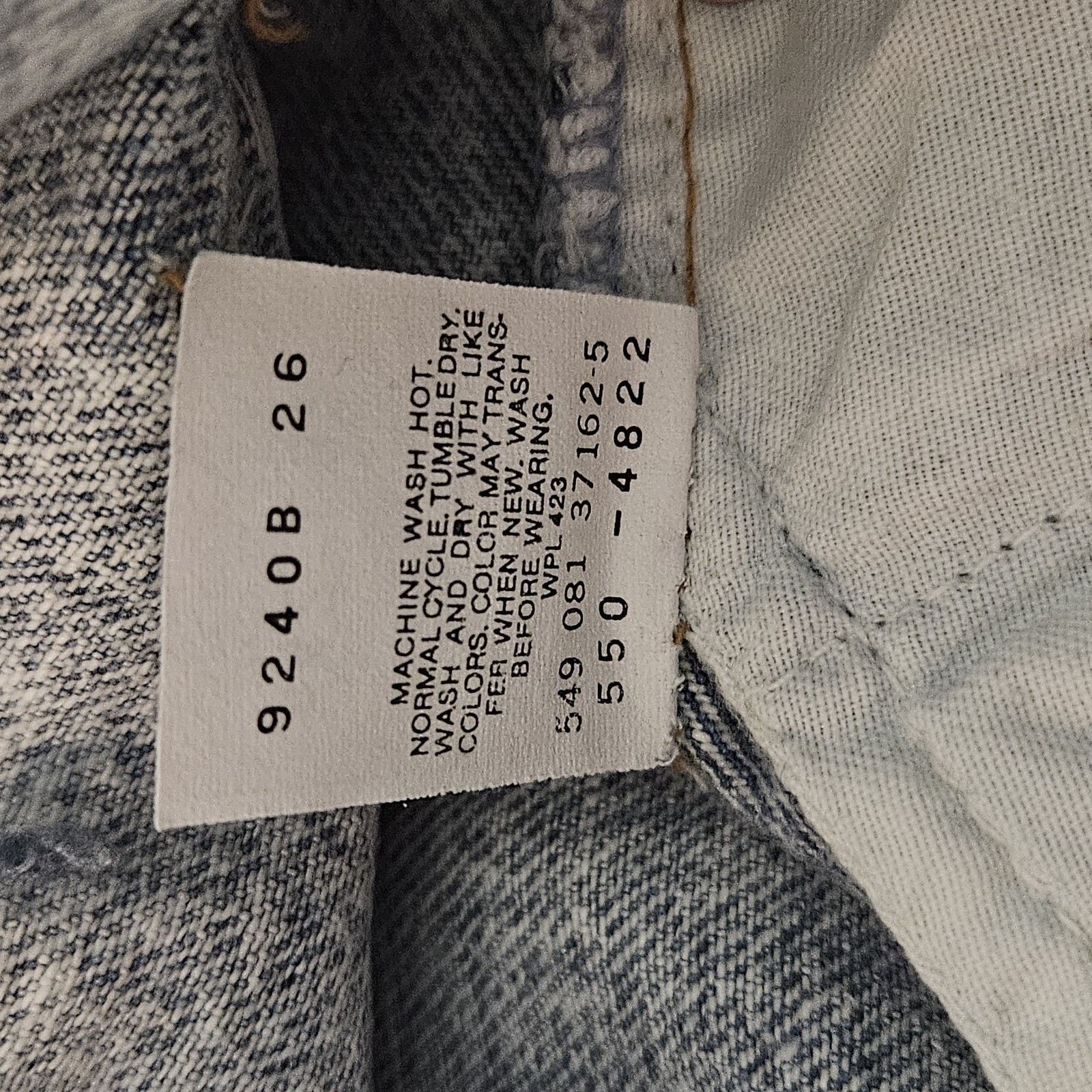 Levi's NWT Levi’s 550 Relaxed VTG '81 Men's Jeans 40x32 STONE WASH Size US 40 / EU 56 - 11 Thumbnail