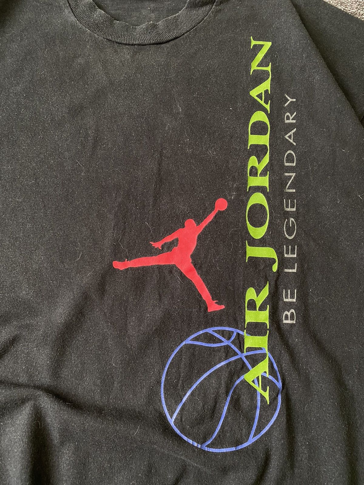 Nike Vintage Nike Air Jordan Be Legendary Black T-Shirt Size US XL / EU 56 / 4 - 4 Thumbnail