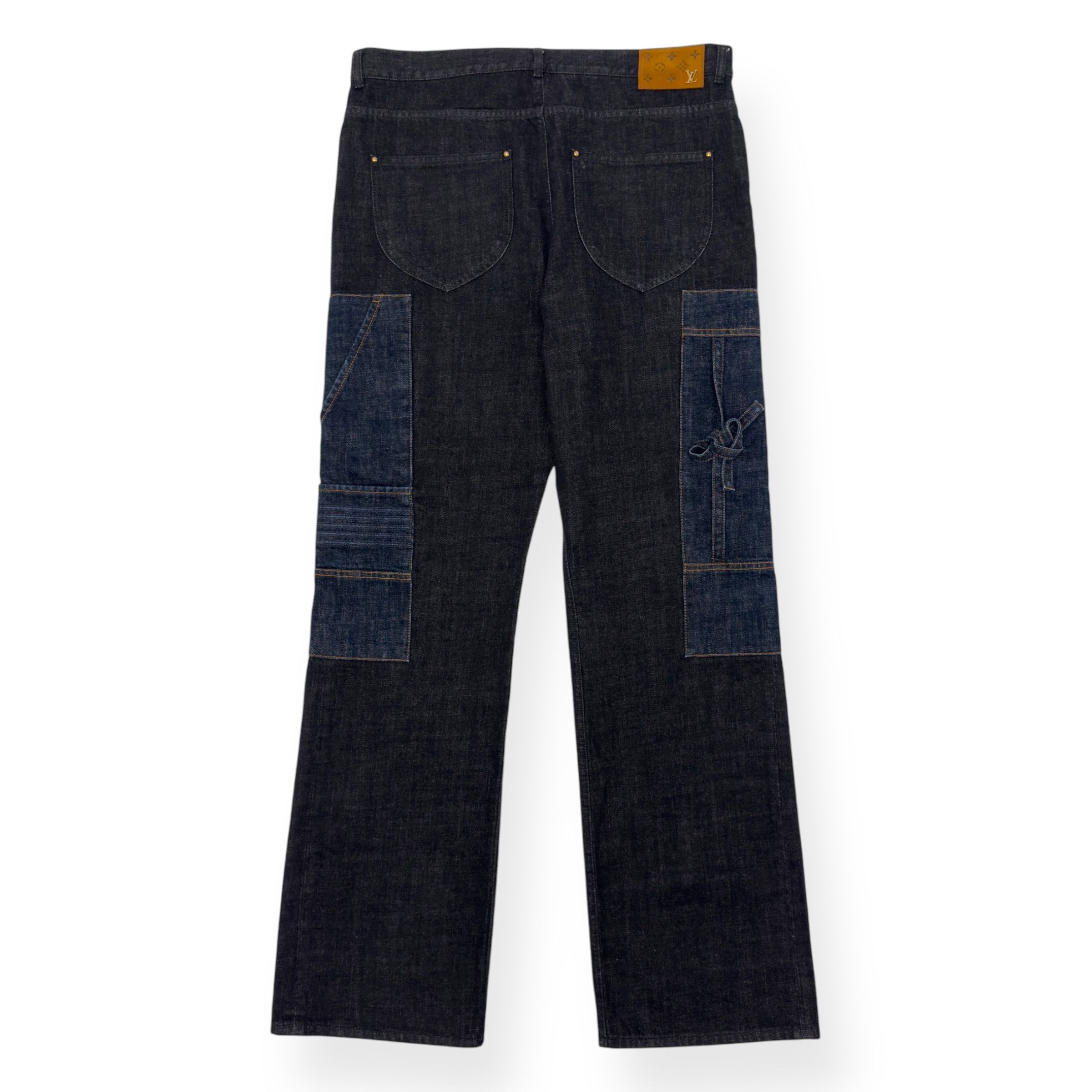 Louis Vuitton LOUIS VUITTON KARAKORAM BOW TIME DENIM JEANS INDIGO W34” Size 34" / US 12 / IT 48 - 2 Thumbnail