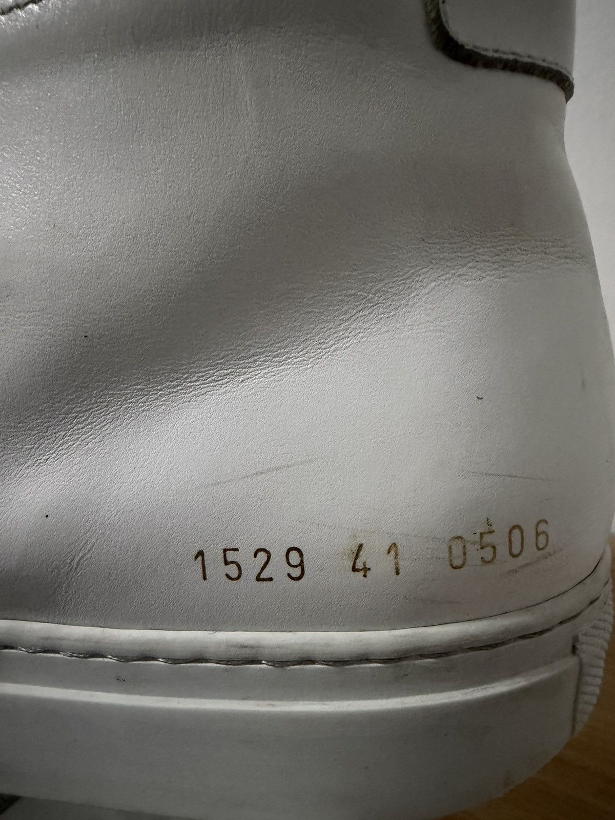 Common Projects WHITE COMMON PROJECTS ACHILLES US 8 41 high LUXARY SNEAKER Size US 8 / EU 41 - 11 Thumbnail