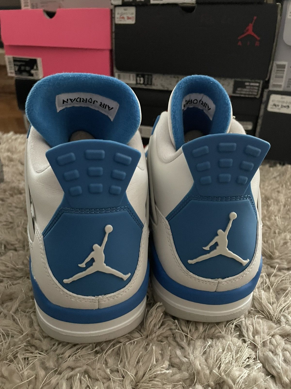 Jordan Brand Jordan 4 Military Blue 2012 release Size US 10 / EU 43 - 6 Thumbnail