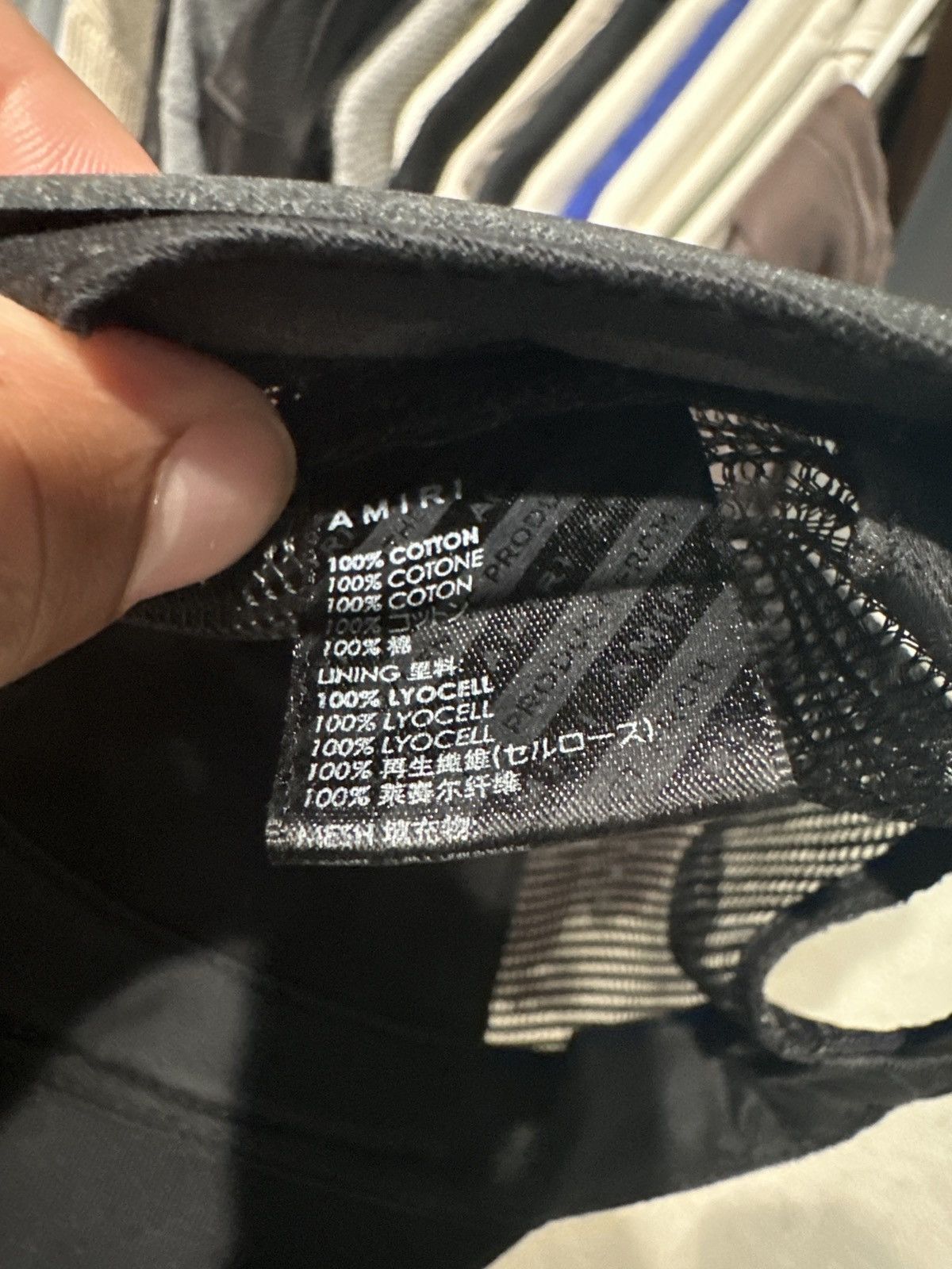 Amiri AMIRI Black Mesh Trucker Hat Size ONE SIZE - 7 Thumbnail