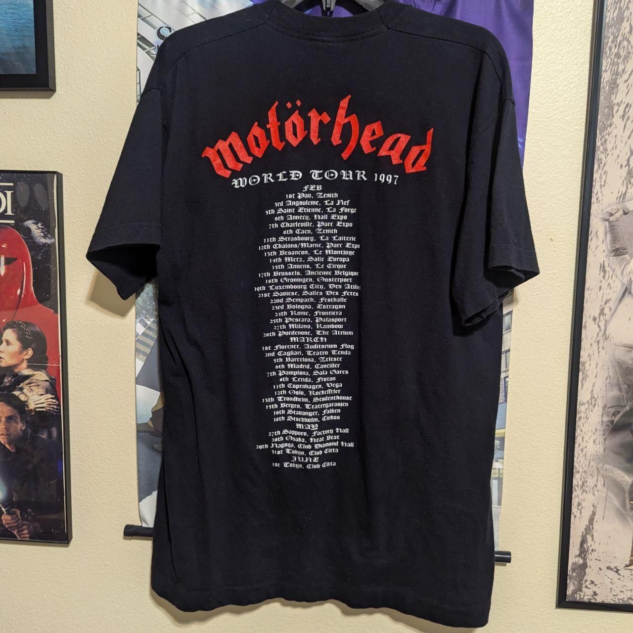Band Tees × Vintage Vintage Motorhead Shirt Size US L / EU 52-54 / 3 - 2 Thumbnail