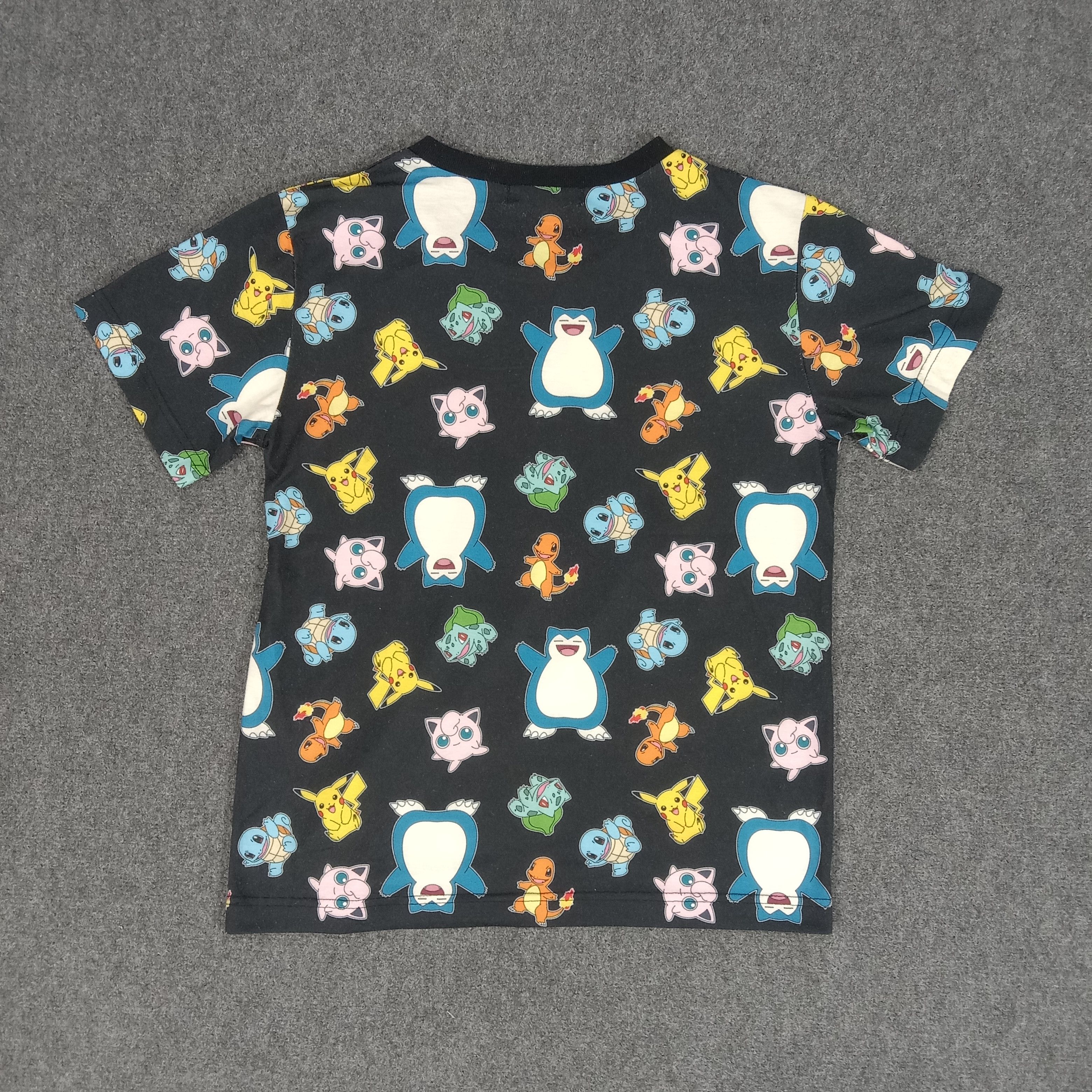 Pokemon × Vintage Pokemon American Cartoon Character Full Print Tshirt Size US M / EU 48-50 / 2 - 3 Thumbnail