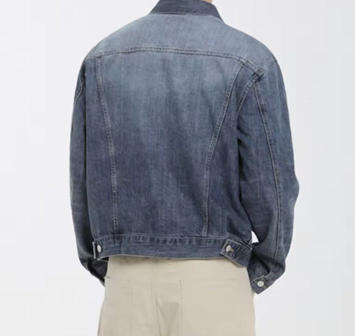 Japanese Brand Denim Jackets Turn-down Collar Korean Style Size US XXL / EU 58 / 5 - 2 Thumbnail