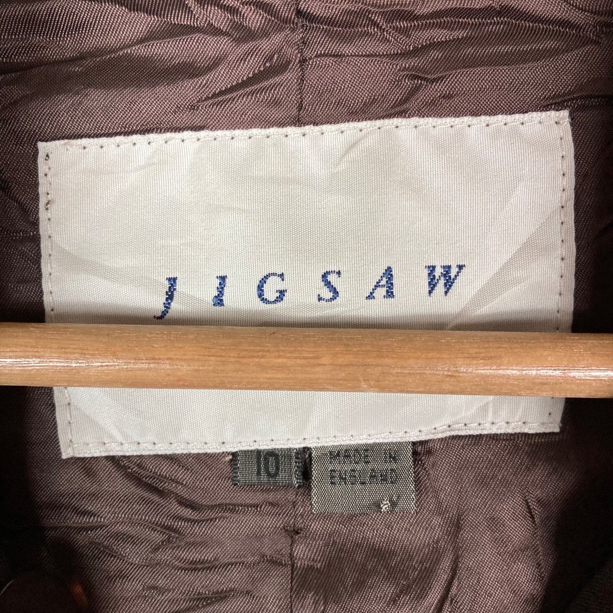 Jigsaw Vintage Jigsaw Double Breasted Womenswear Medium Long Coat Size M / US 6-8 / IT 42-44 - 6 Thumbnail