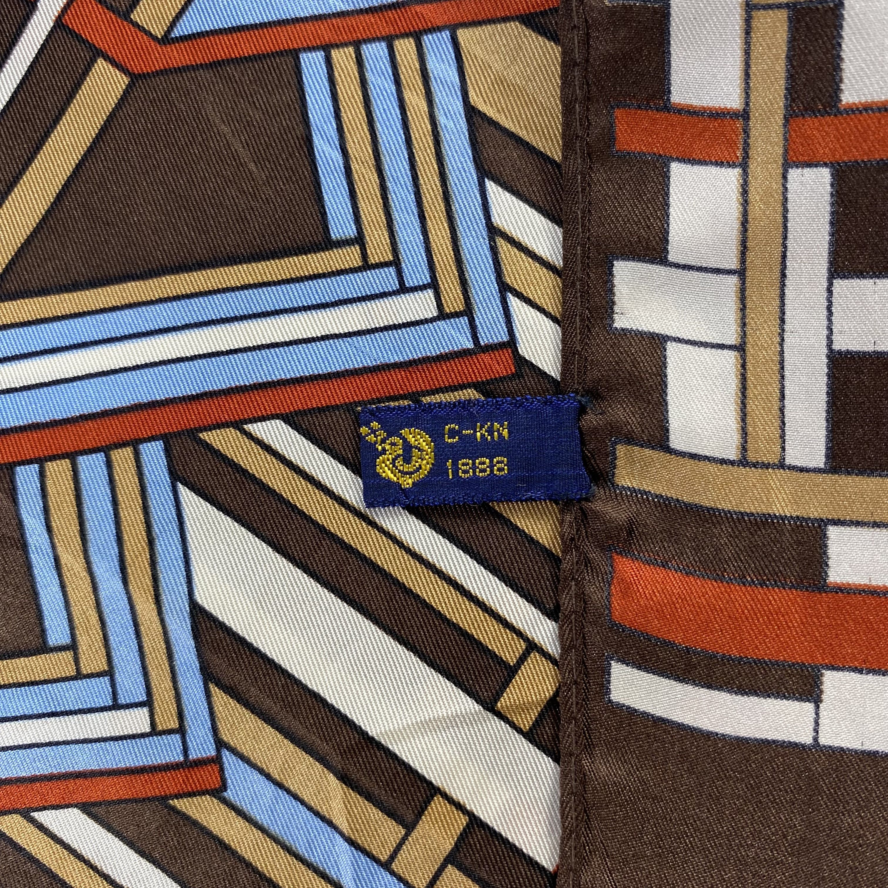 Japanese Brand × Vintage Vintage Abstract Silk Scarf SS086 Size ONE SIZE - 6 Thumbnail