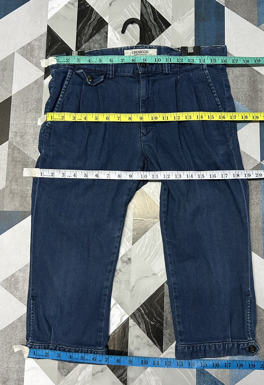 Japanese Brand × OMNIGOD 🔥 OMNIGOD Denim Shortpant Size US 32 / EU 48 - 4 Thumbnail