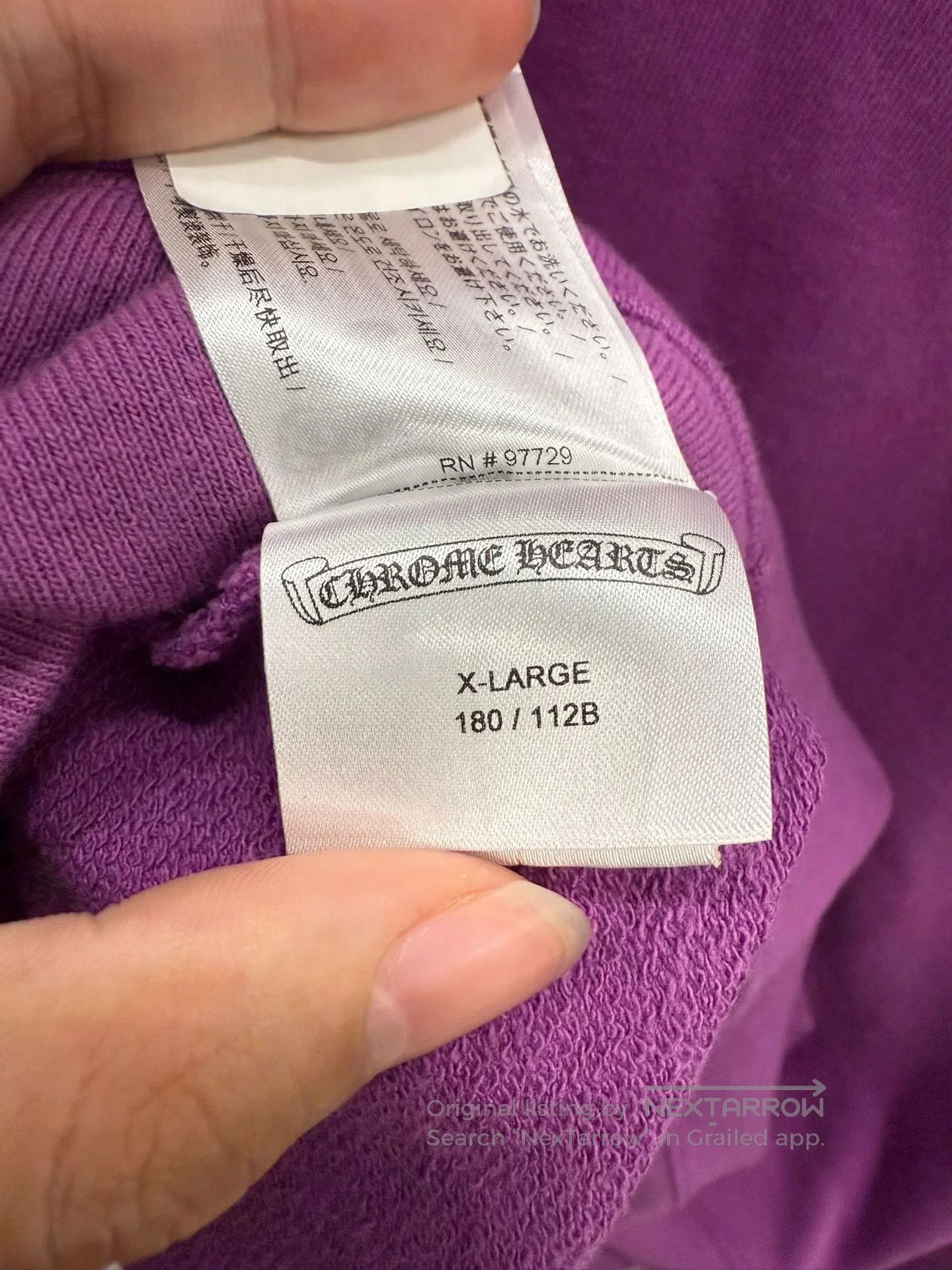 Chrome Hearts Chrome Hearts Mattyboy Purple Graffiti Hoodie. Size US XL / EU 56 / 4 - 5 Thumbnail