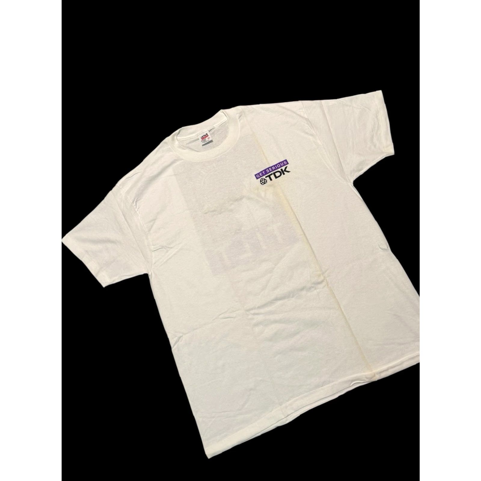 Anvil VINTAGE 90's TDK Electronics Cassette Tape Spinal Tap Single Stitch XL Tee Shirt Mens Size US XL / EU 56 / 4 - 3 Thumbnail
