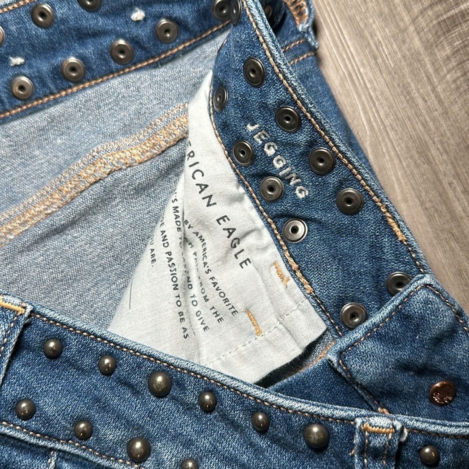 American Eagle Outfitters American Eagle Next Level Stretch Jeggings - 4S Size 27" / US 4 / IT 40 - 7 Thumbnail