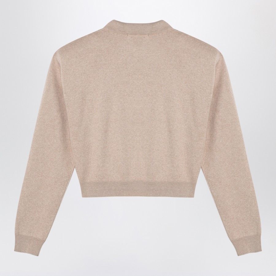 ROTATE o1d2blof0924 Cardigan in Beige Size S / US 4 / IT 40 - 2 Thumbnail